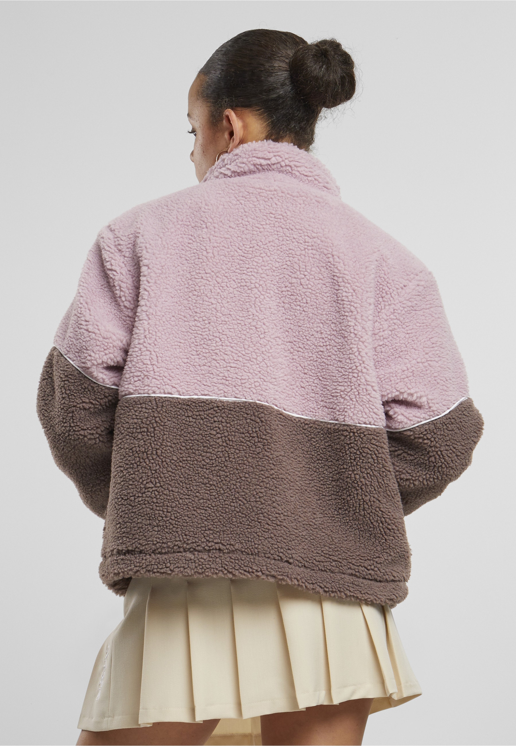 Karl Kani Trainingsjacke »Karl Kani Karl Kani Sport Patch Teddy Block Trackjacket« 1 Stk. tlg. ohne Kapuze