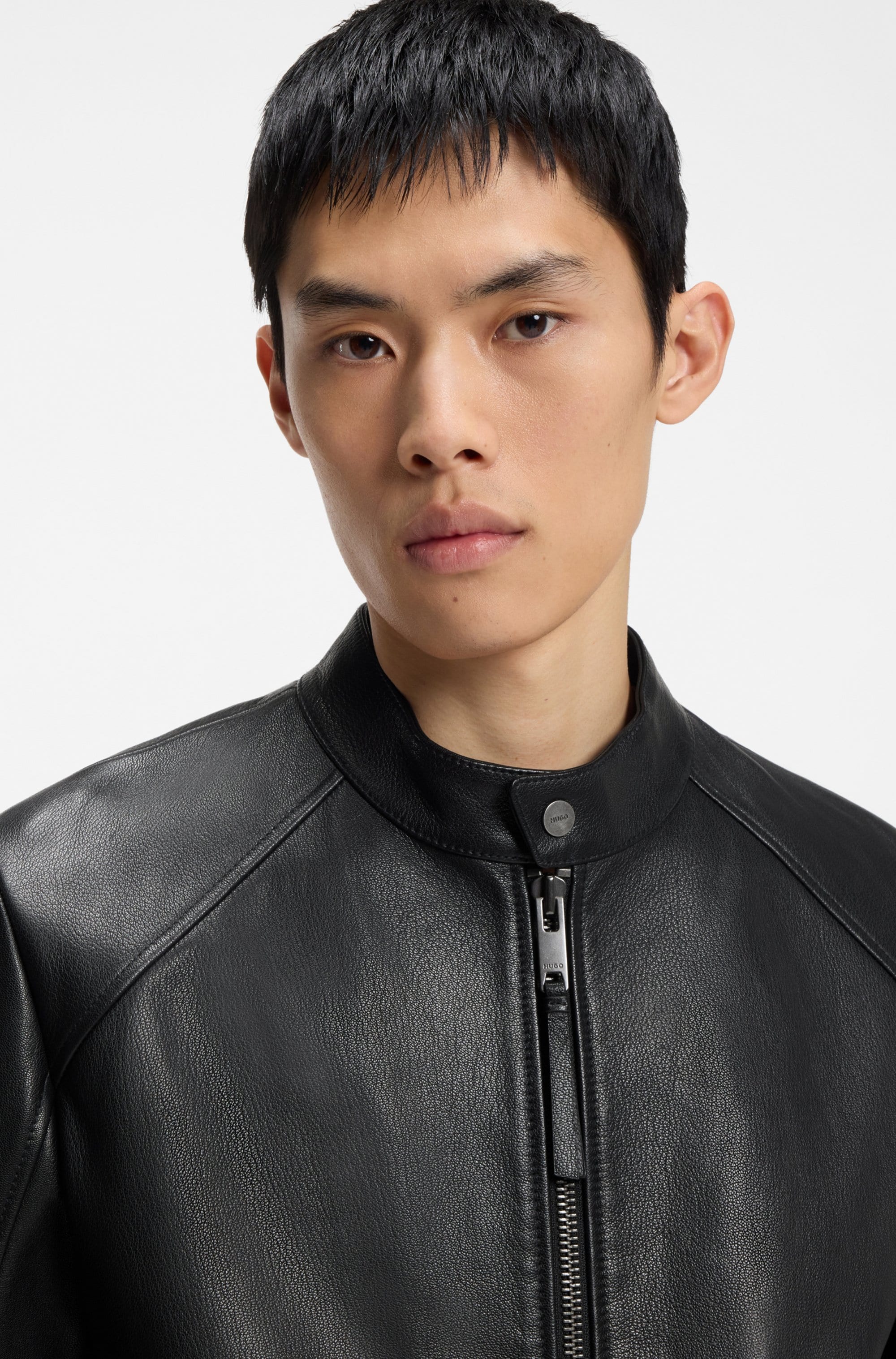 HUGO Lederjacke »Likos«