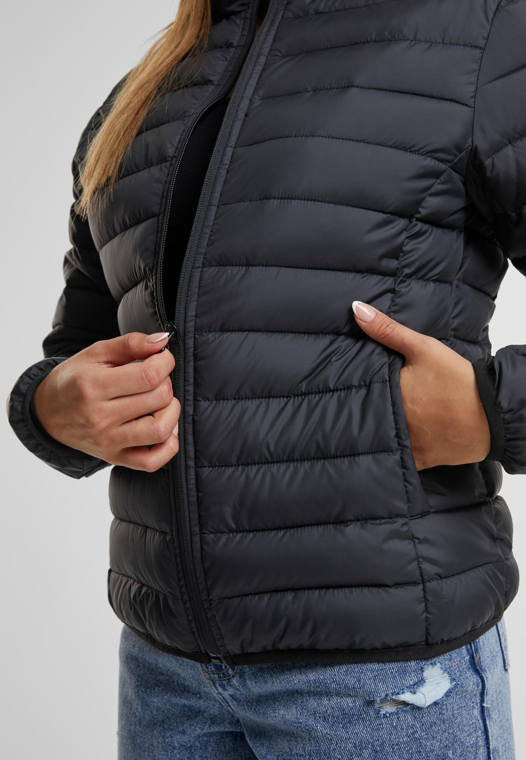 URBAN CLASSICS Allwetterjacke »Urban Classics Ladies Ultra Light Puffer Jacket«, (1 St.), ohne Kapuze