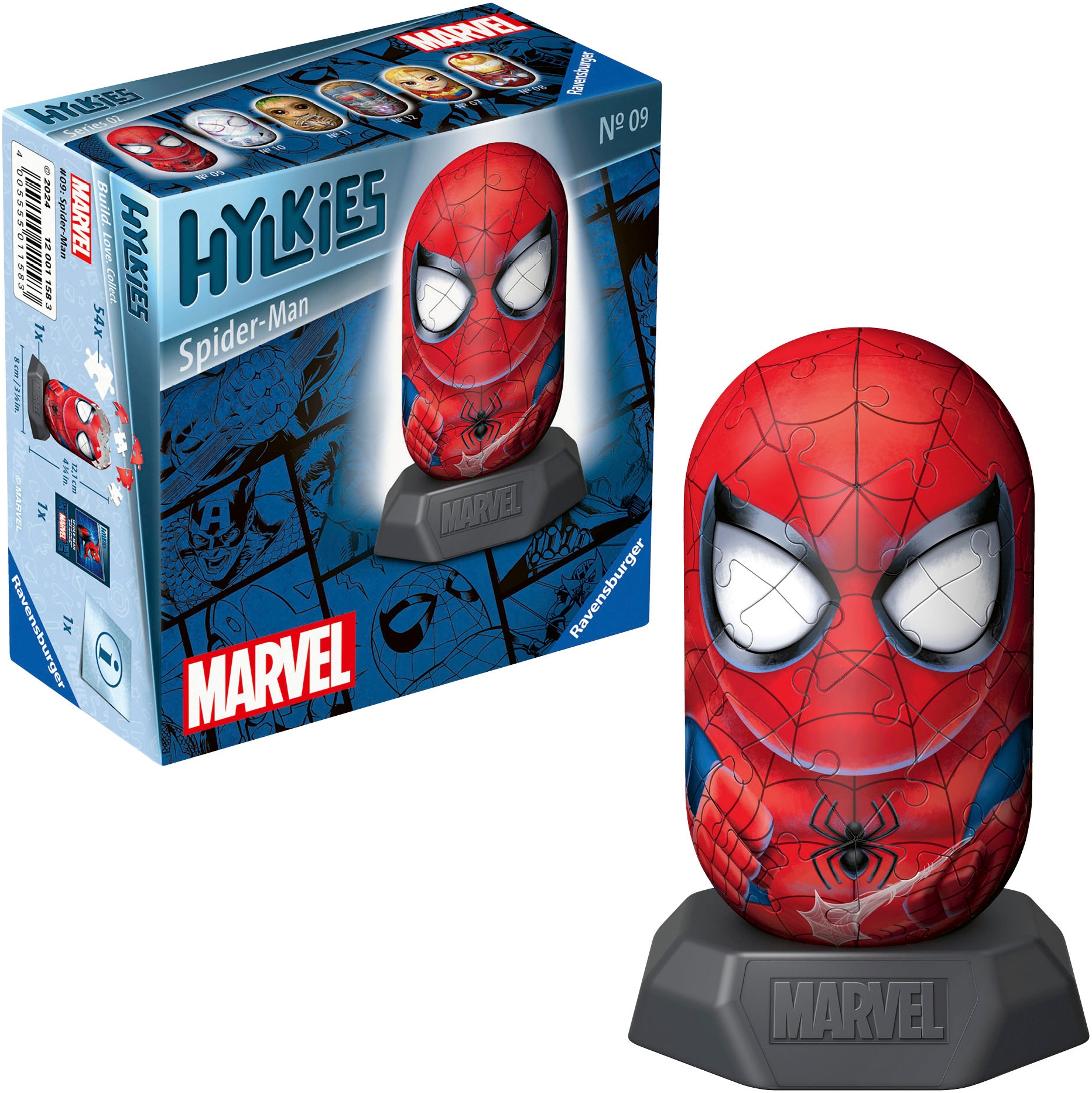 3D-Puzzle »Marvel Heroes, Hylkies Sammelfigur #09 Spider-Man«, Made in Europe; FSC® -...