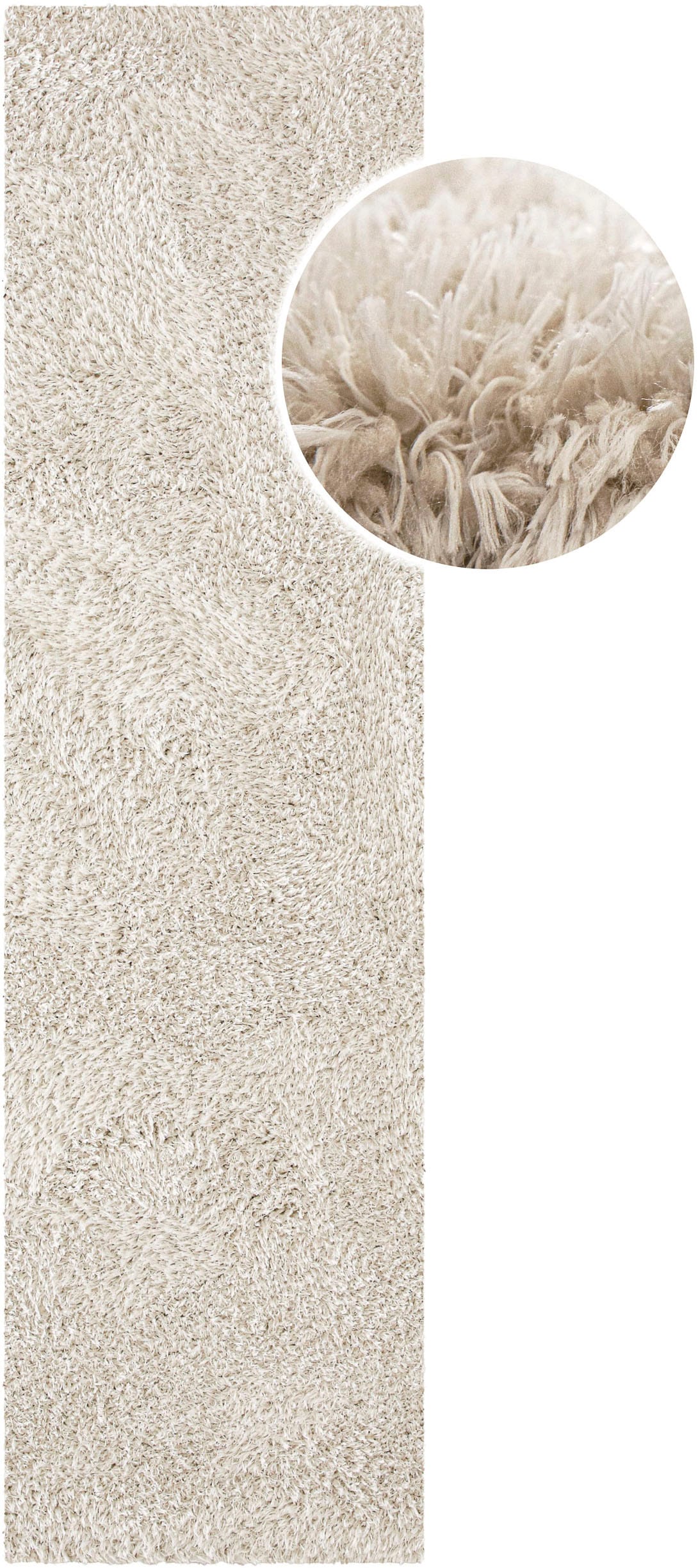 Esprit Hochflor-Teppich »YOGI  ESP-096« rechteckig 50 mm Höhe Läufer, flauschiger weicher Flor aus 100% recyceltem PET, Wohnzimmer