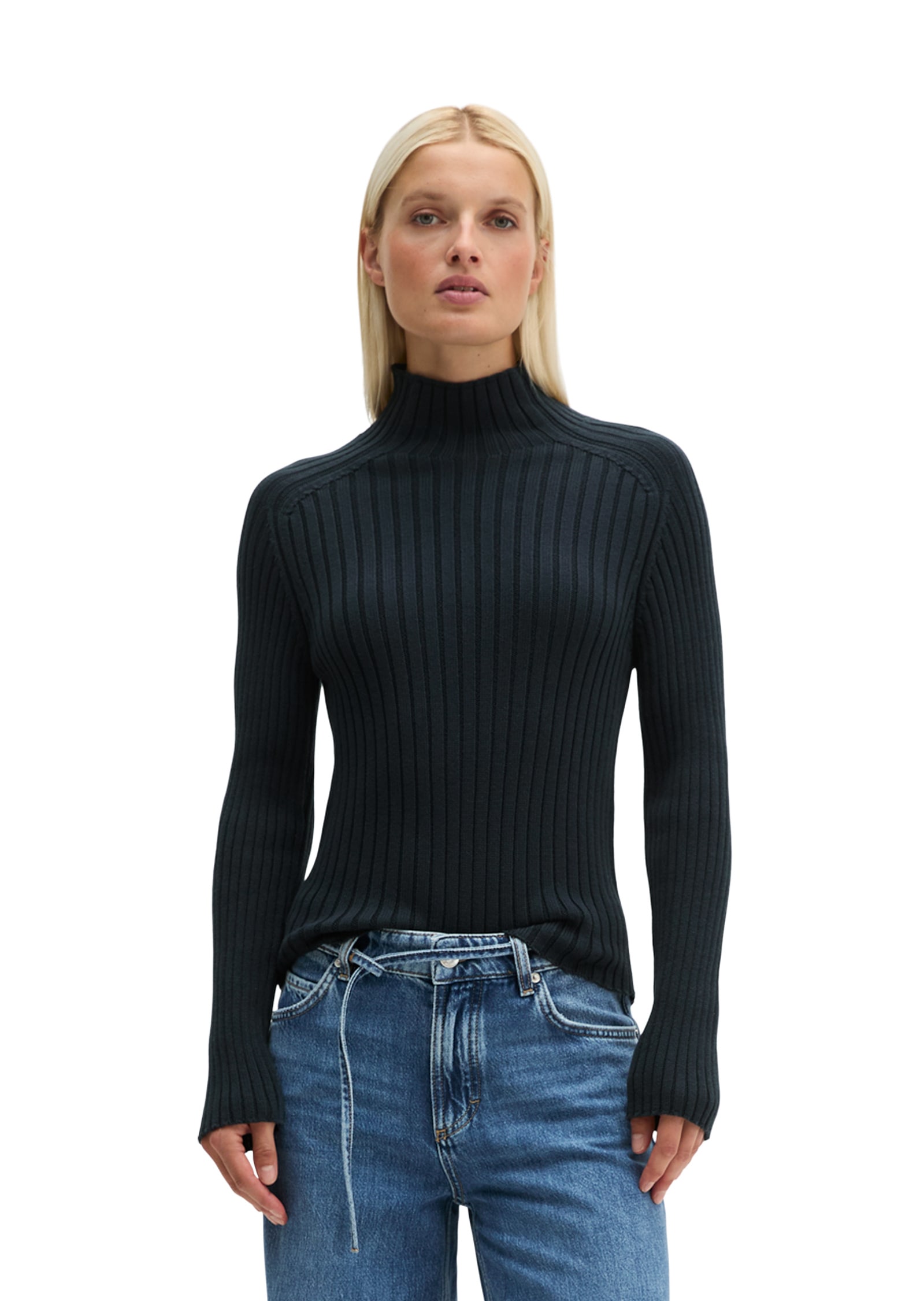 Marc OPolo Stehkragenpullover "aus Heavy Weight Cotton"