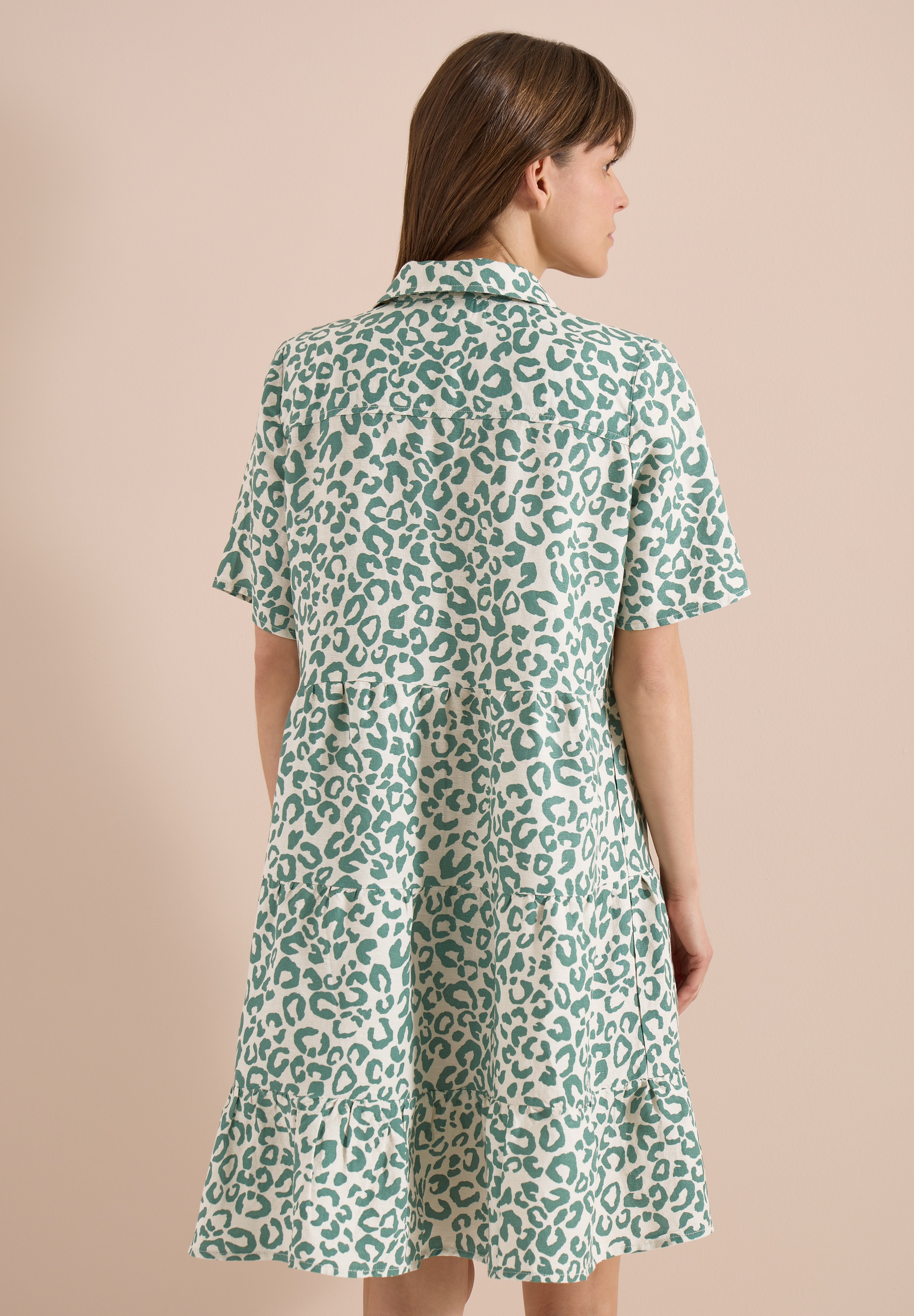 Cecil Midikleid Ohne Taschen im Hemdblusen-Style