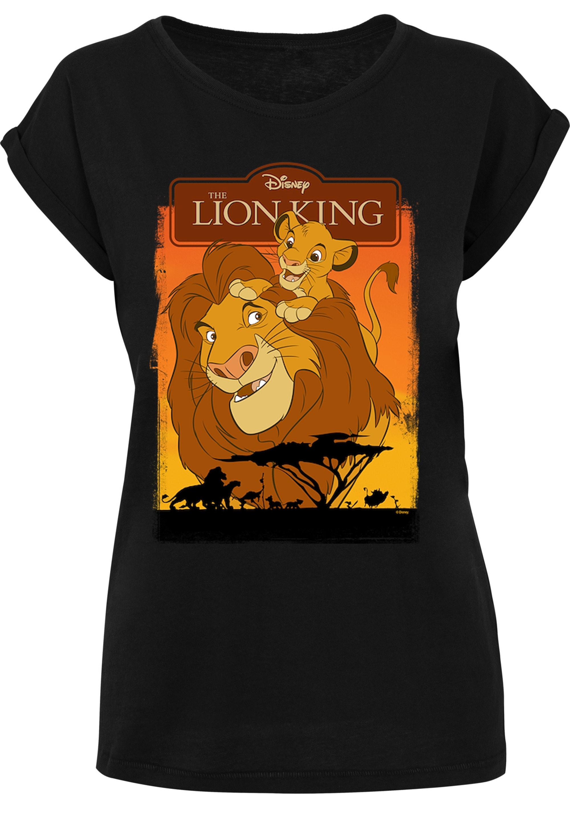 F4NT4STIC T-Shirt »König der Löwen Simba und Mufasa'«, Print
