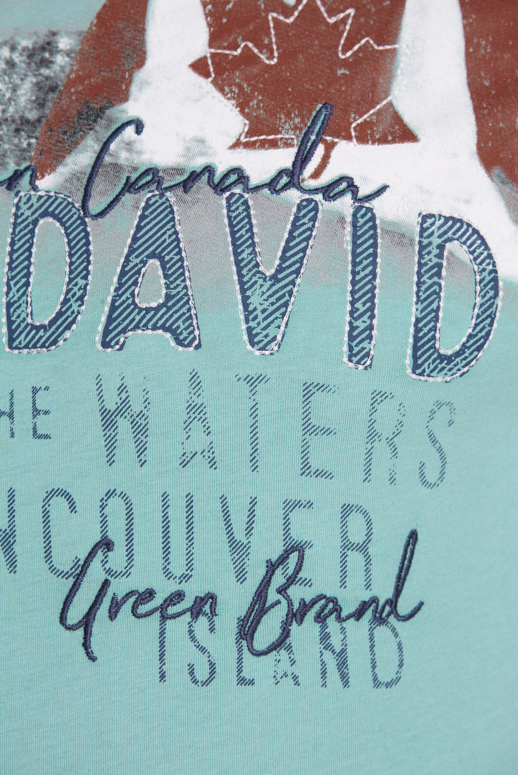 CAMP DAVID Rundhalsshirt, aus Baumwolle