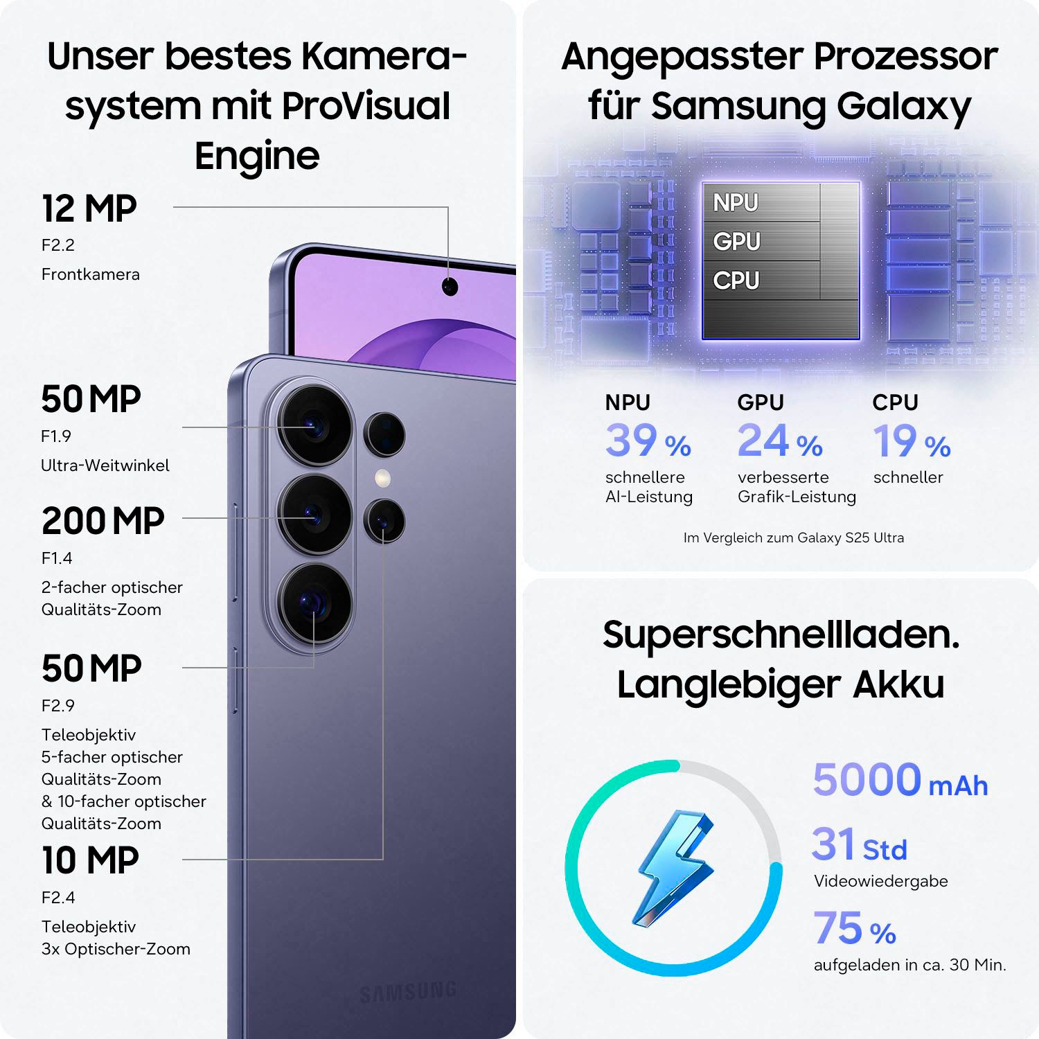 Samsung Smartphone »Galaxy S26 Ultra« Schwarz
