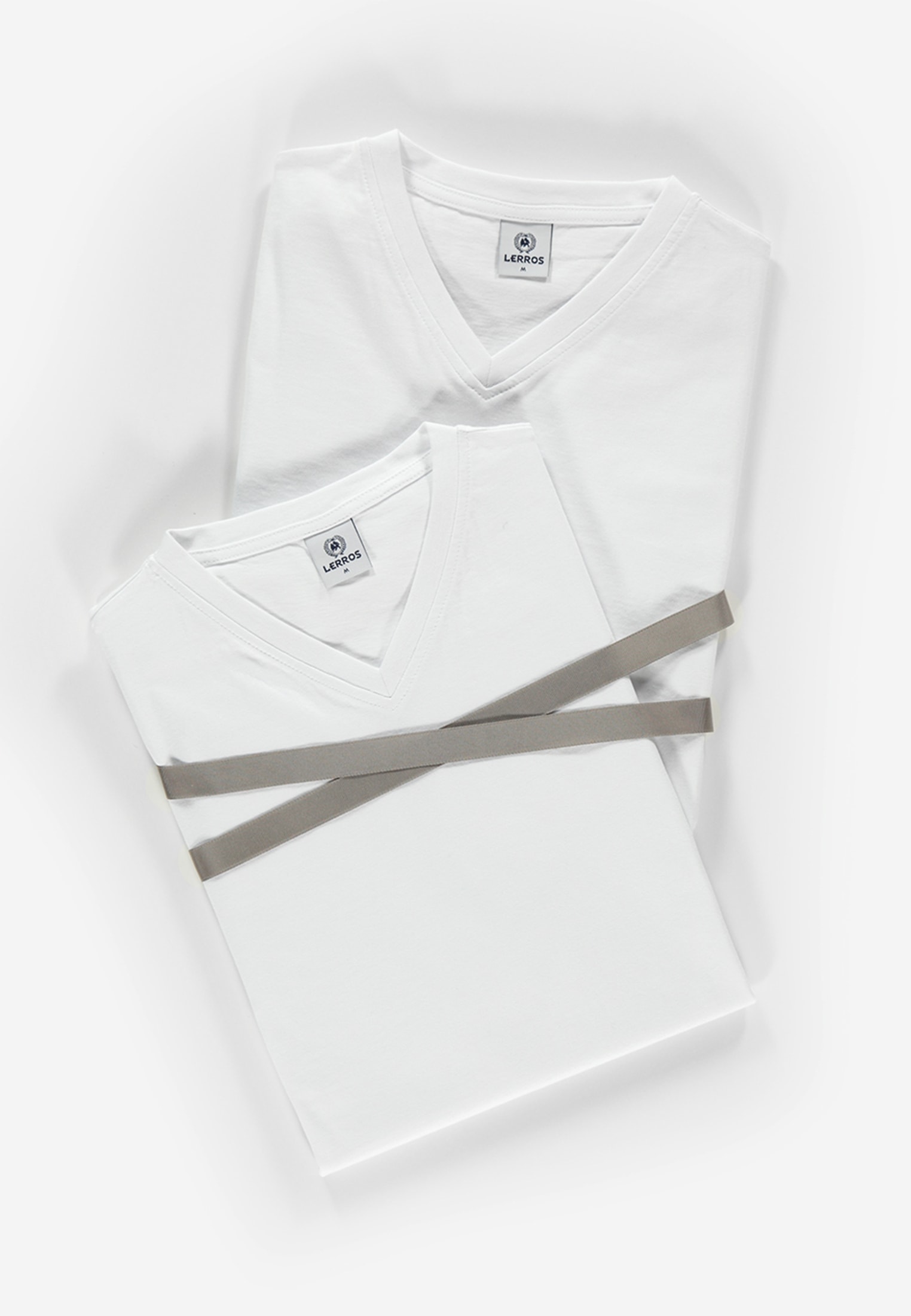 lerros -  T-Shirt " Doppelpack T-Shirt V-Ausschnitt"