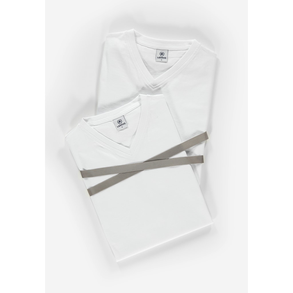 LERROS T-Shirt »LERROS Doppelpack T-Shirt V-Ausschnitt«