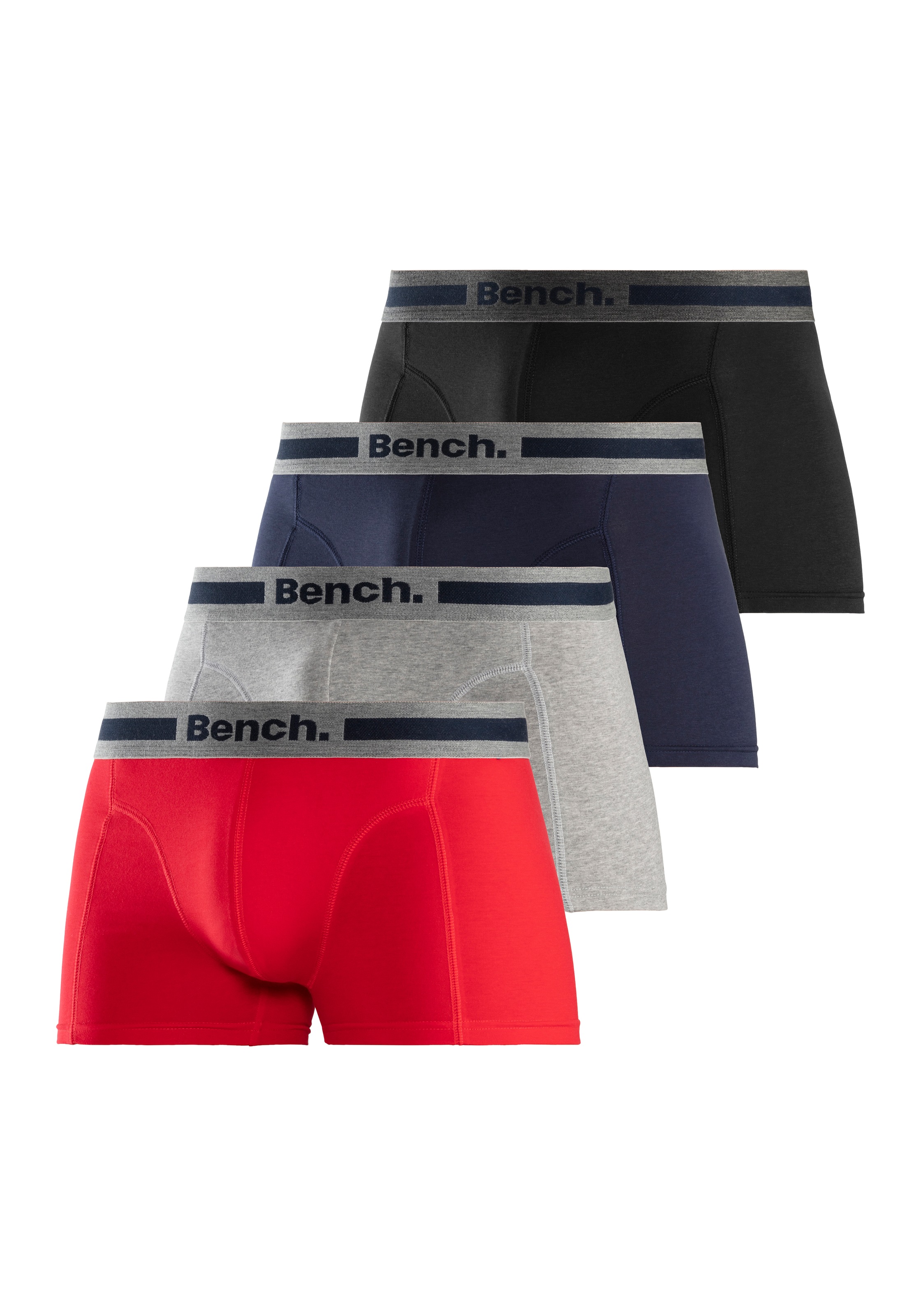 Bench. Boxer "Boxershorts für Herren", (Packung, 4 St.), Unterhosen mit Ove günstig online kaufen