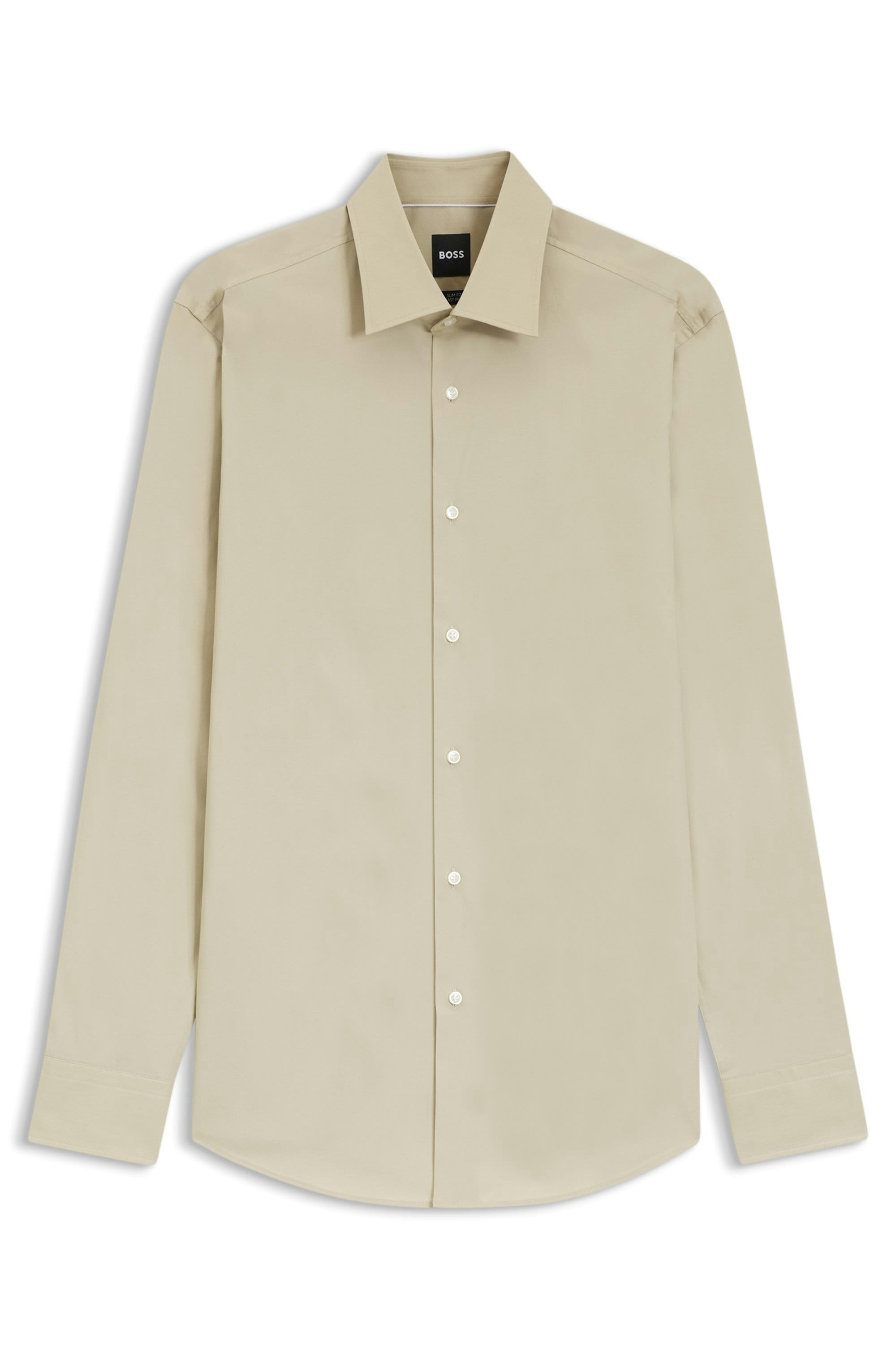 BOSS Businesshemd Kentkragen, Slim-Fit, bügelleichte Qualität