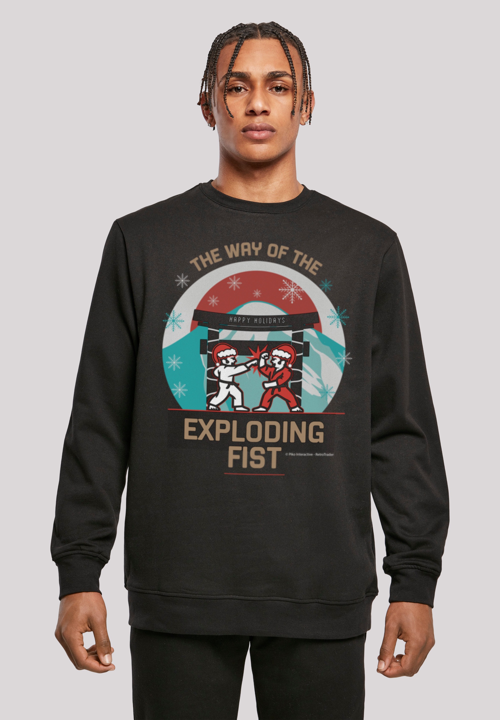 F4NT4STIC Kapuzenpullover "Retro Gaming Way of the Exploding Fist Christmas günstig online kaufen