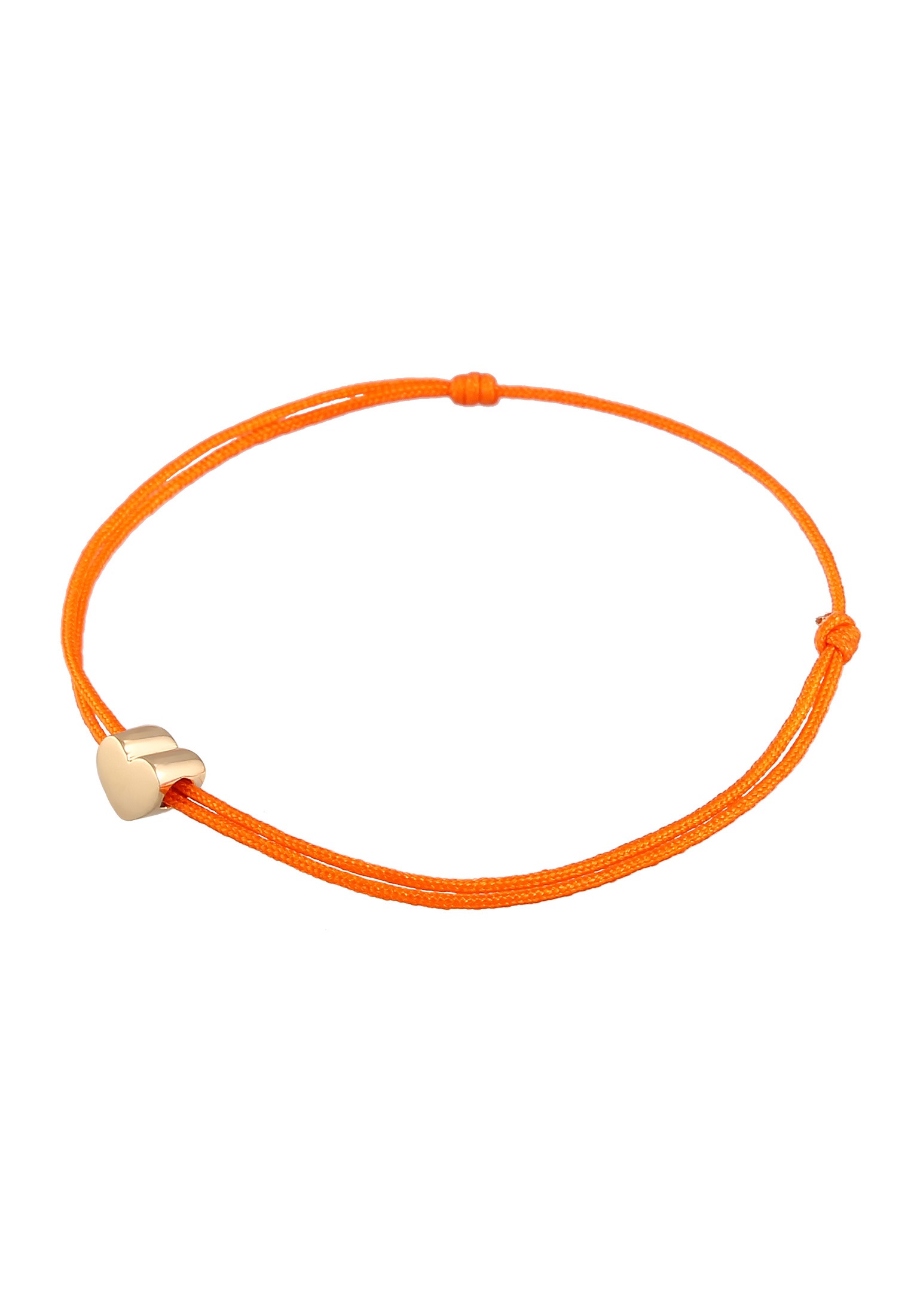 Elli Armkette »Armband Herz Liebe Textil Romantik 925 Silber«