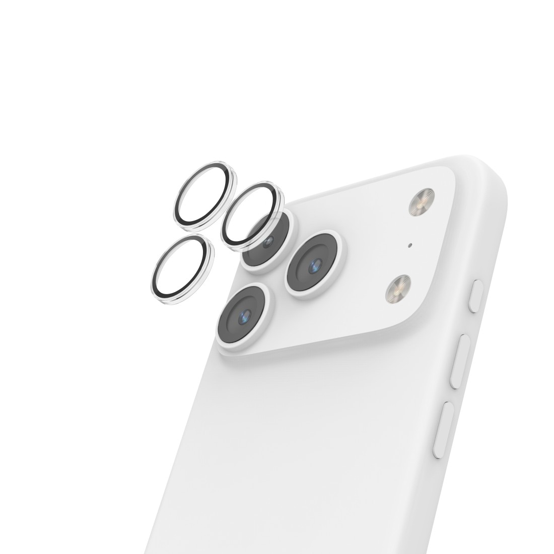 Hama Kameraschutzglas »Kameraschutz Einzellinsen aus Glas für Apple iPhone 18 Pro 18 Pro Max« 9H-Härte, Antireflexionsbeschichtung, Einzellinsen, case-friendly
