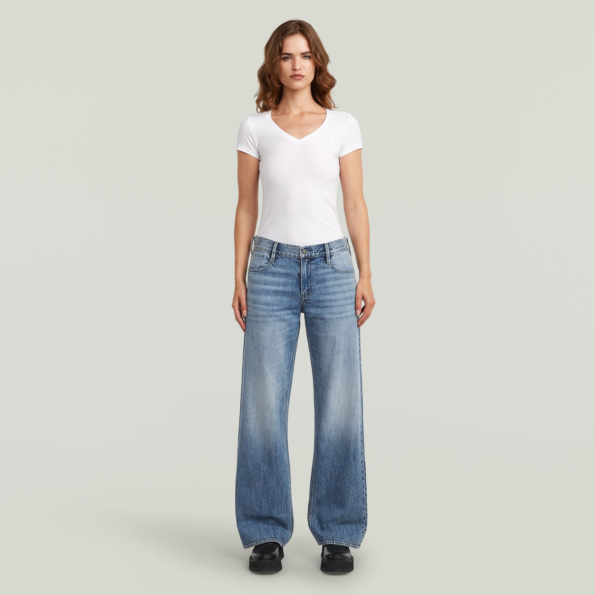 G-STAR Loose-fit-Jeans »Judee Loose Wmn« mit innenliegender Münztasche