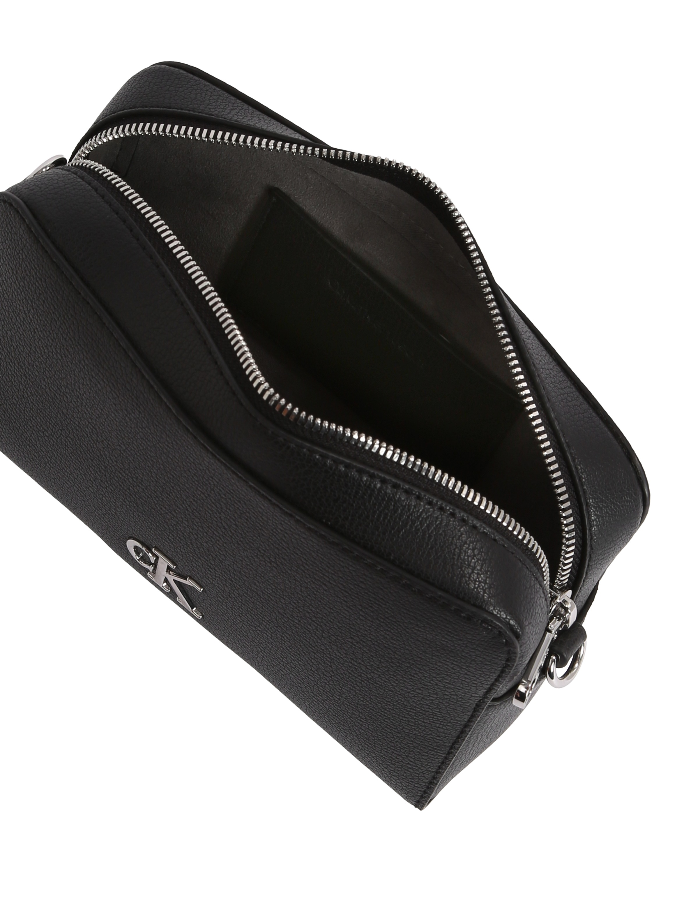 Calvin Klein Jeans Mini Bag »MINIMAL MONOGRAM CAMERA BAG 20«, Damen Schultertasche klein, Umhängetasche mit abnehmbarem Gurt