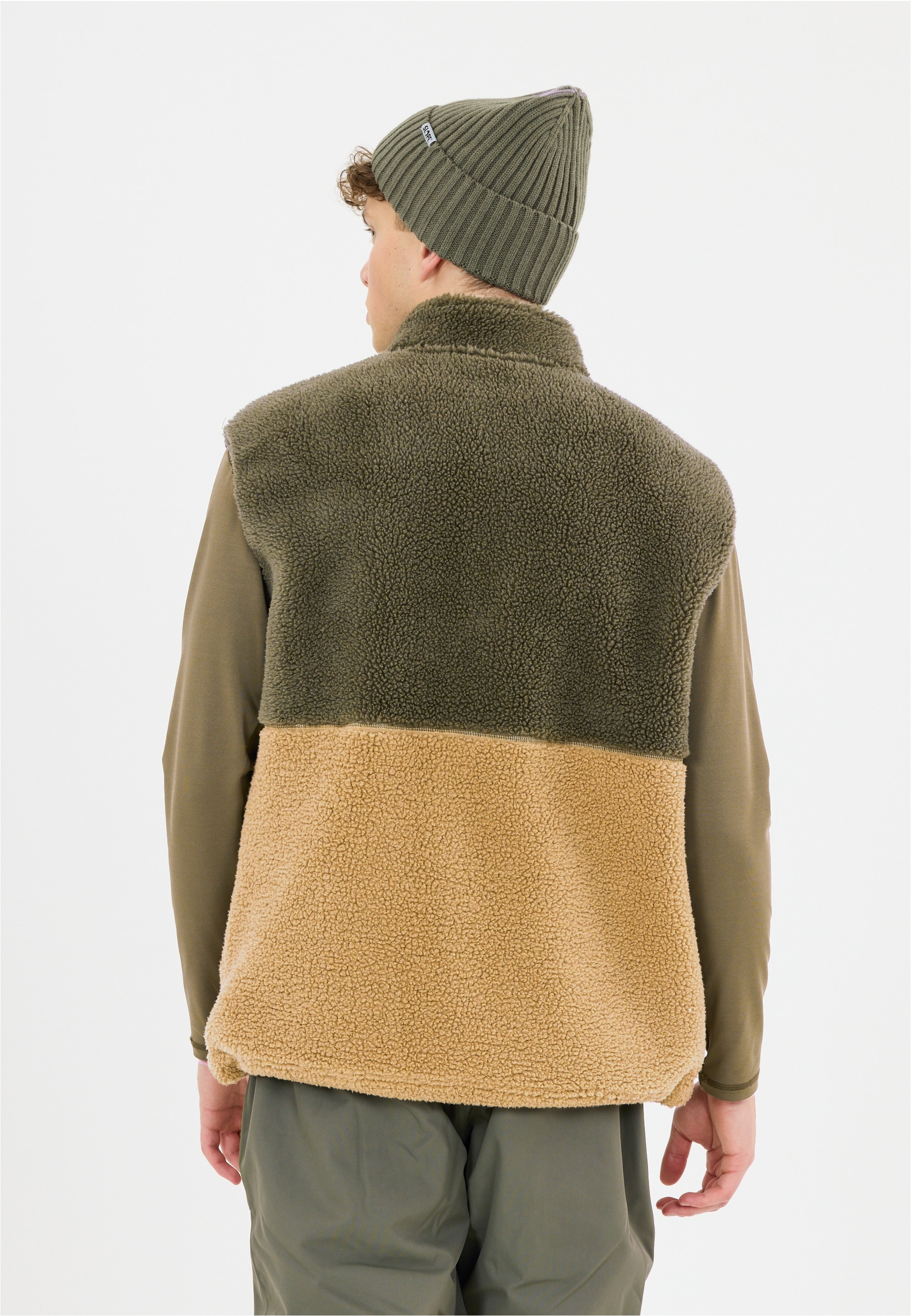 SLOPE Softshellweste »Katau« aus weichem Teddy-Material