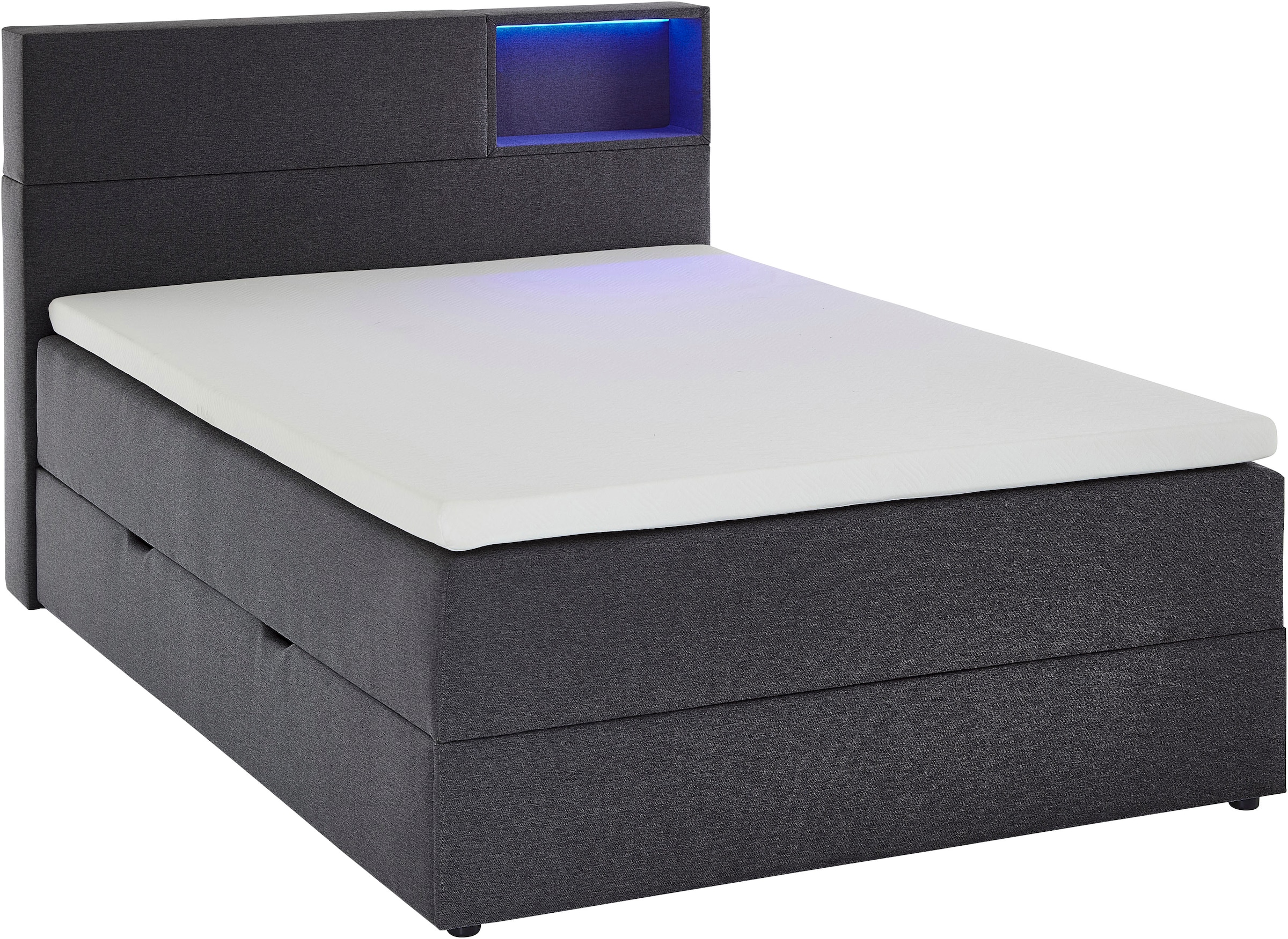 meise.möbel Boxspringbett, Boxspringbett, LED, Bonell