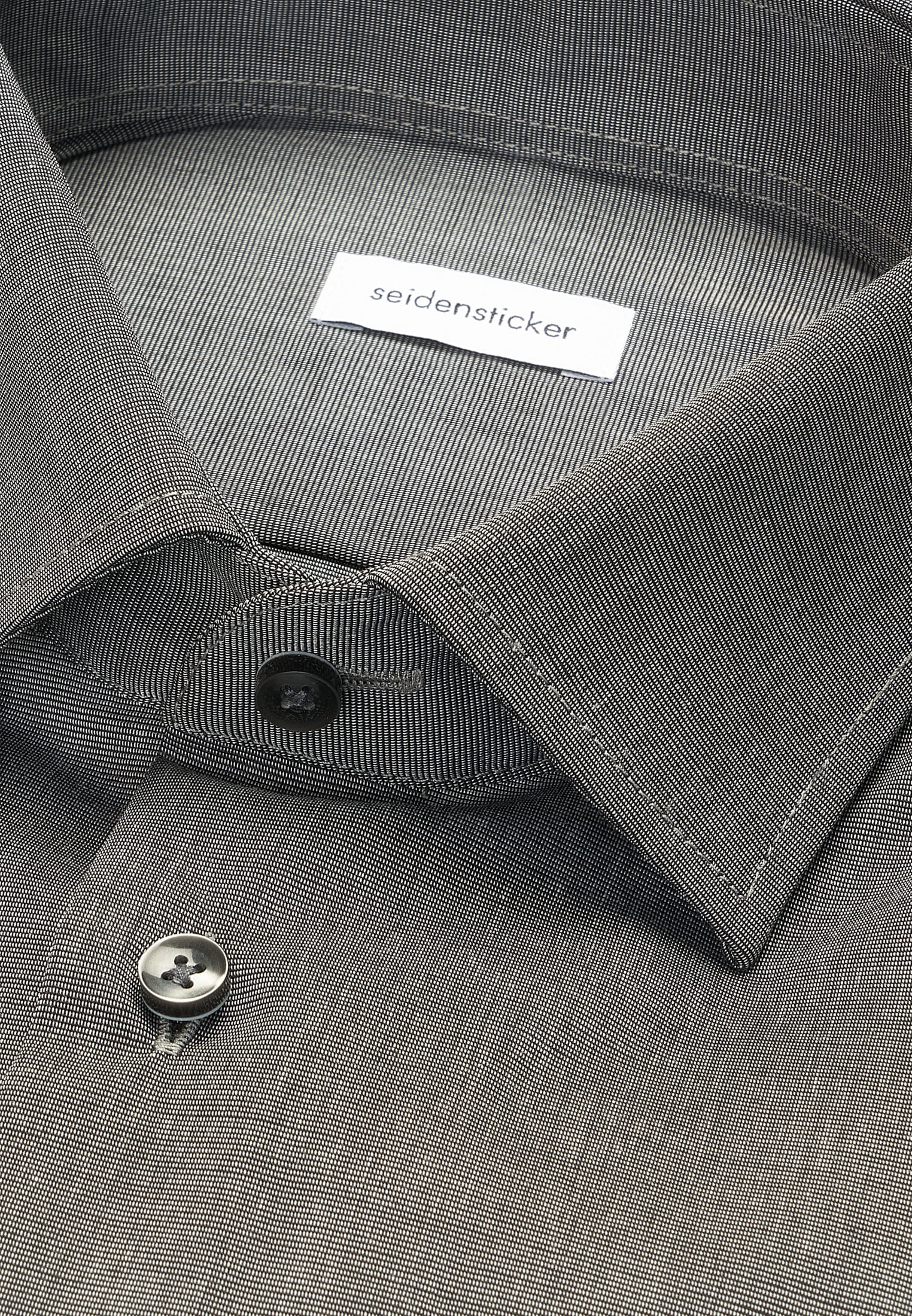 seidensticker Businesshemd »Schwarze Rose« Shaped 1/1 Extra lang Kentkragen Uni