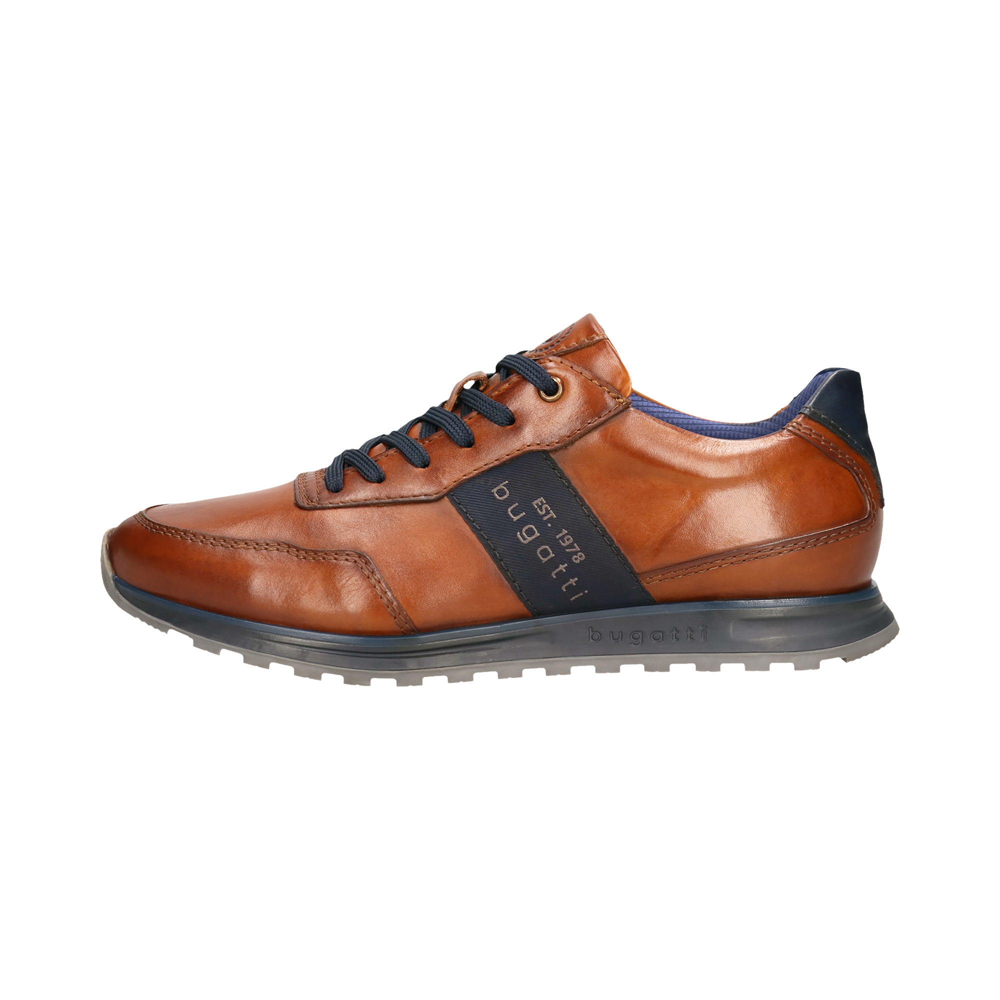 bugatti Sneaker  Schnürschuh, Halbschuh, Freizeitschuh mit Profilsohle