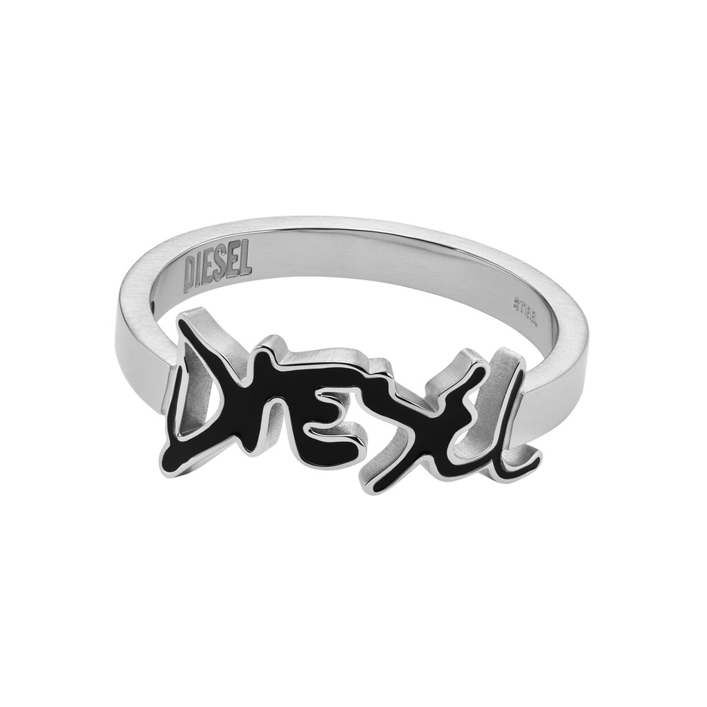 Diesel Fingerring »Schmuck Edelstahl Fingerring RING SIGNET«