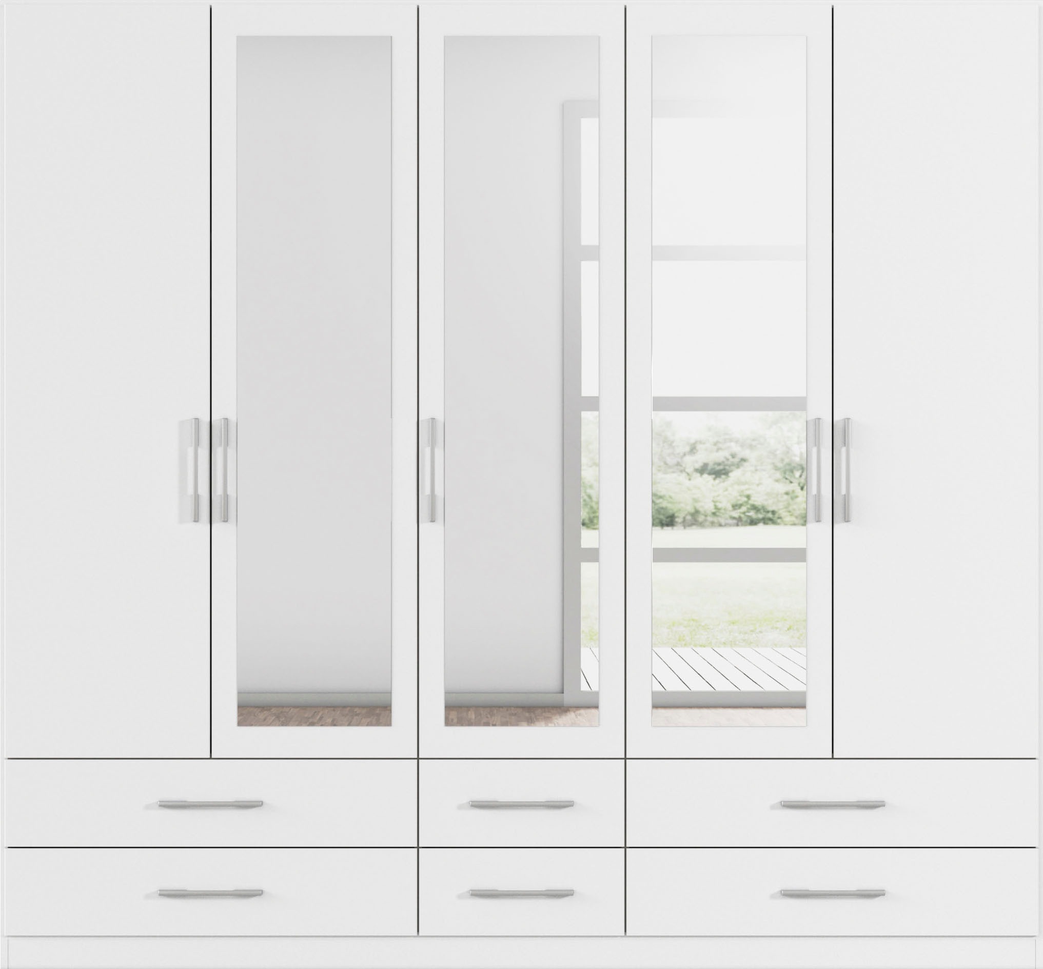 rauch Kleiderschrank "Schrank Garderobe Wäscheschrank HERSBRUCK in 2 Breite günstig online kaufen