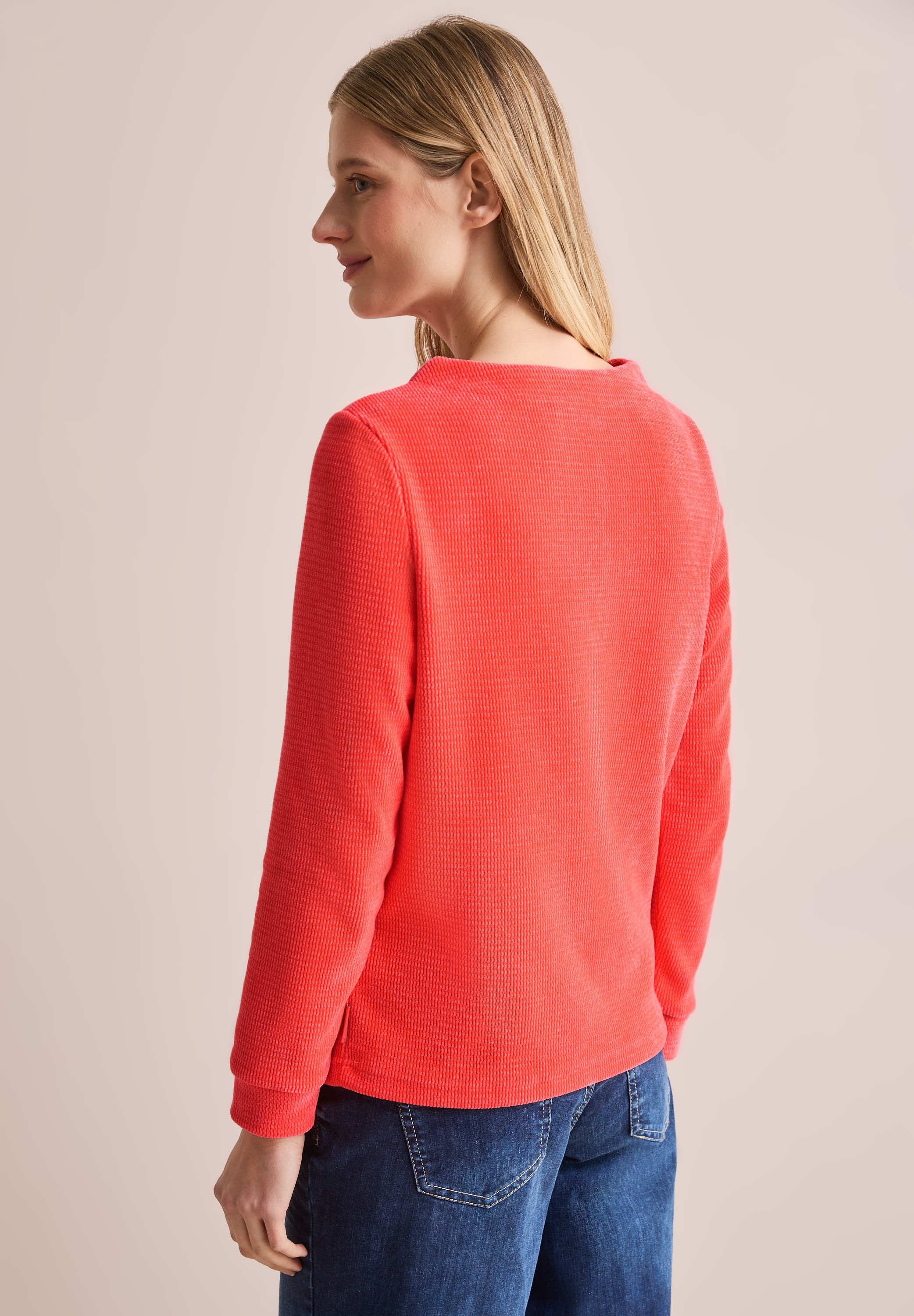 Cecil Langarmshirt, mit Stehkragen
