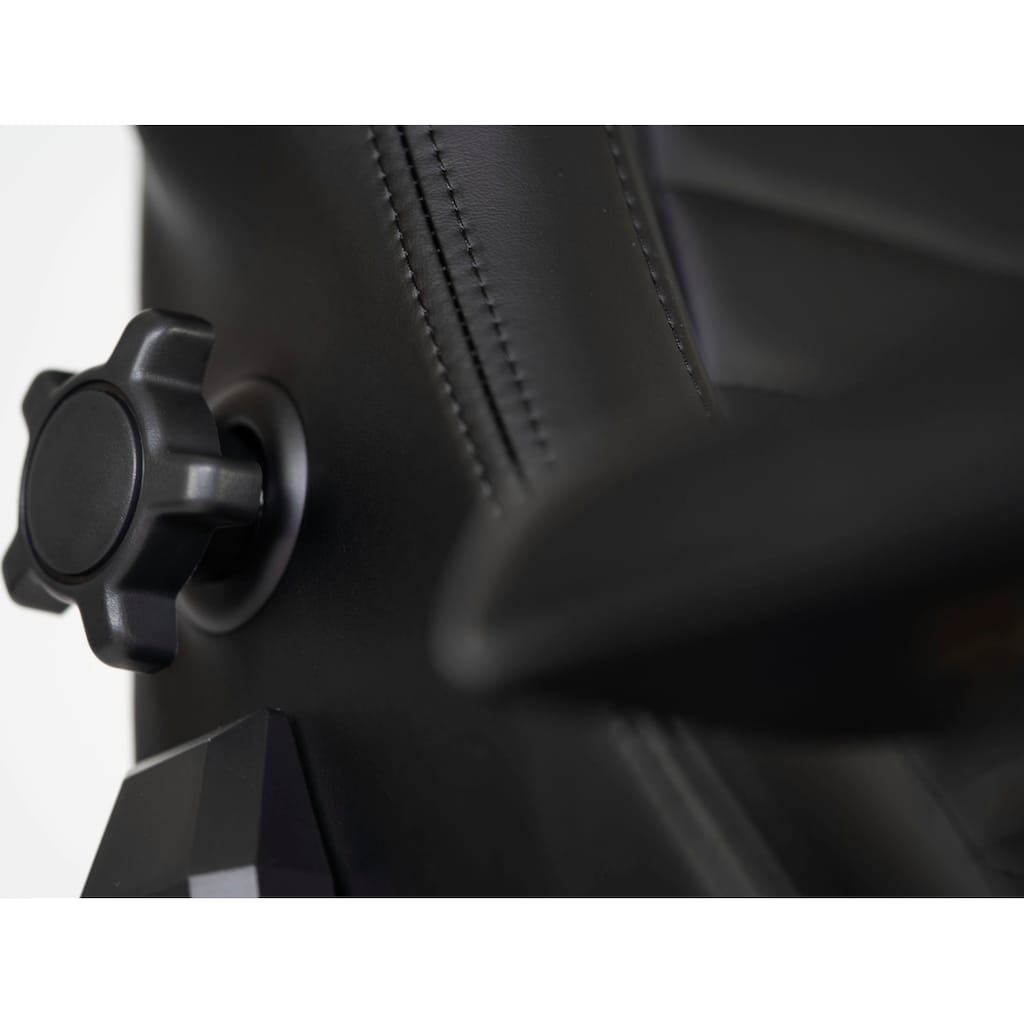 DXRacer Gaming-Stuhl »Master PU Leather Black«