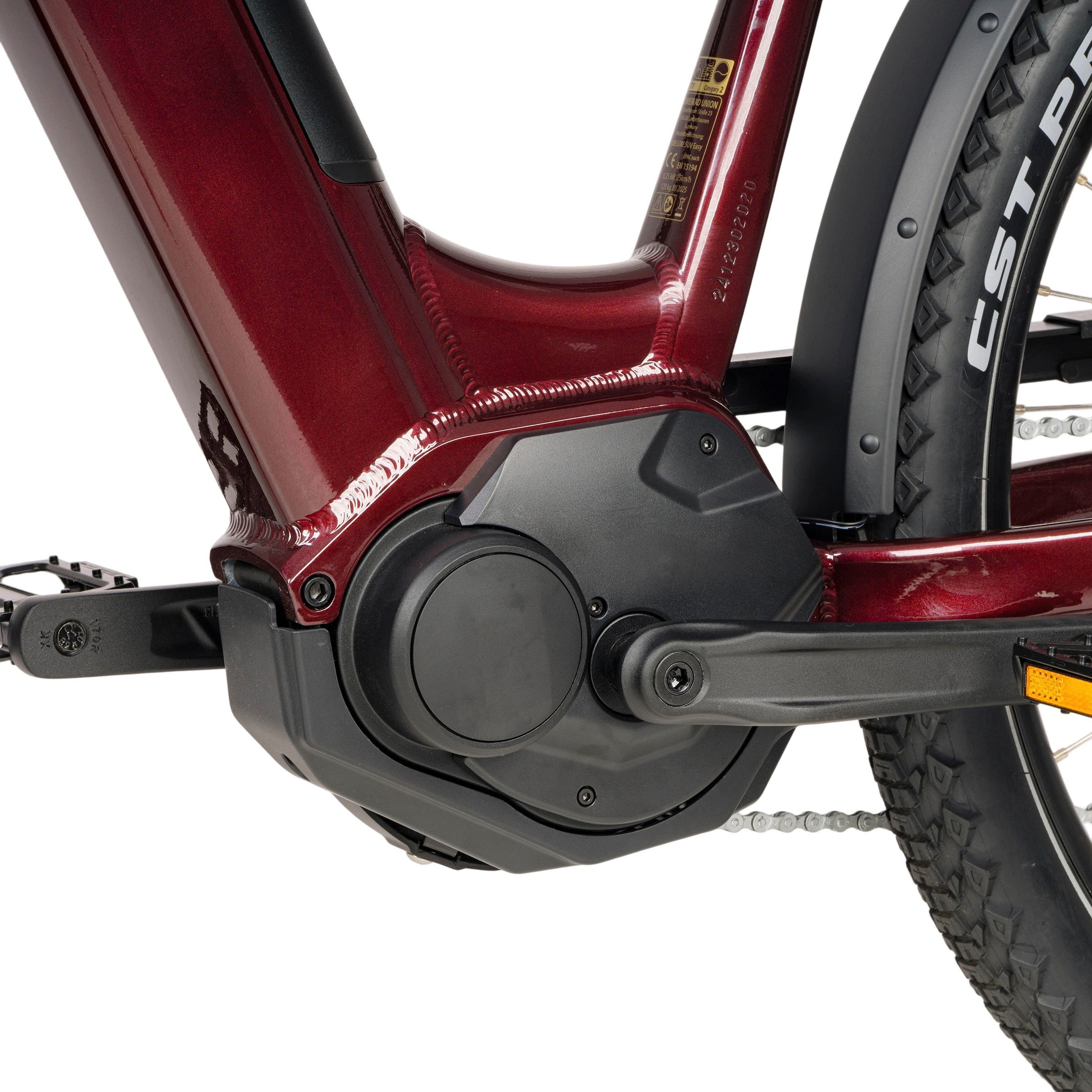 SAXONETTE E-Bike »SAXONETTE Trekkingrad Deluxe SUV easy (Wave)«, 8 Gang, Shimano, ALTUS-8 Gänge, Mittelmotor 250 W, (Packung), (mit integr. Akku), Elektrofahrrad für Damen u. Herren