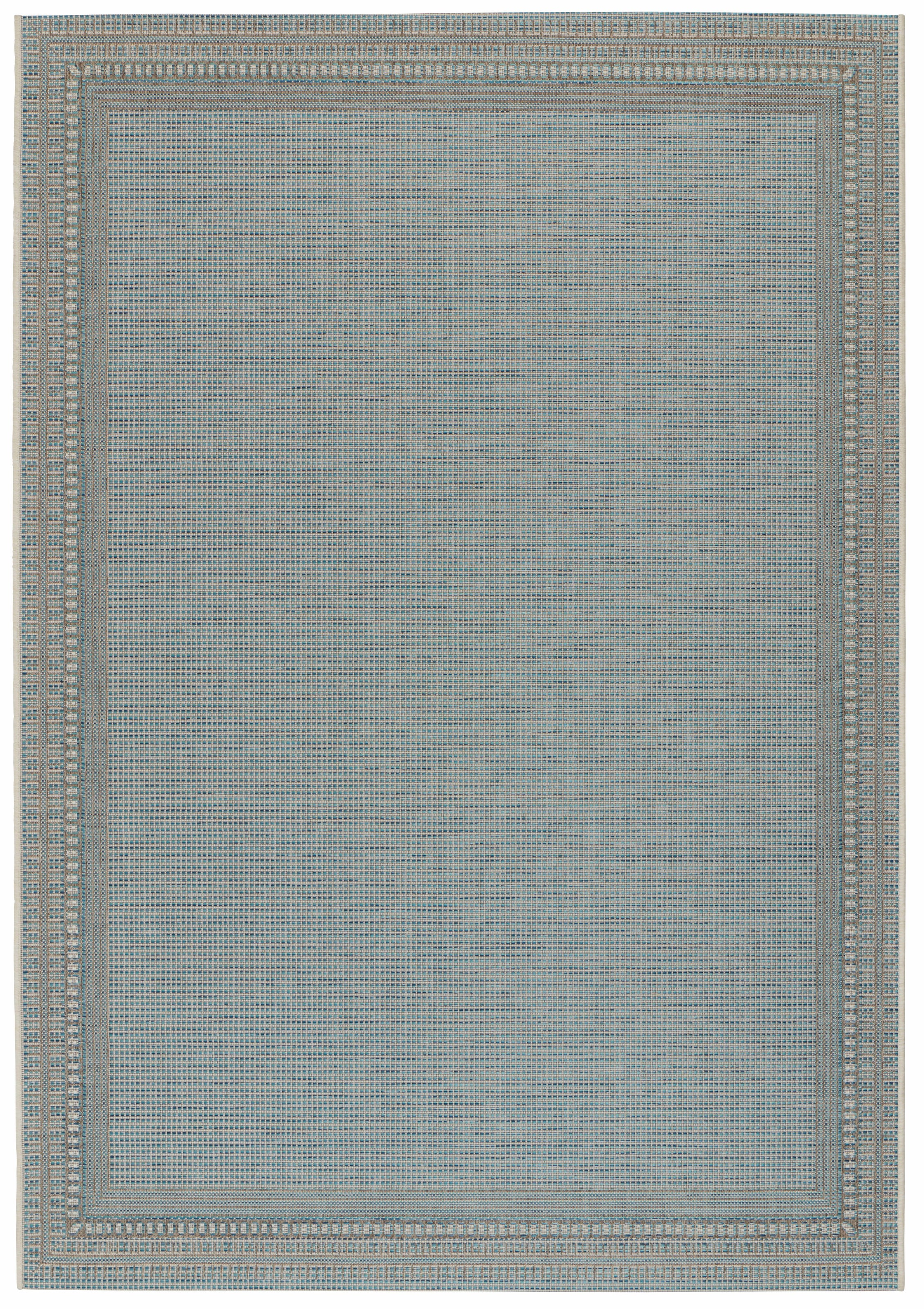 freundin Home Collection Teppich »Ocean«, rechteckig, 4 mm Höhe, In-und Outdoor geeignet, Strapazierfähig und pflegeleicht, Flachgewebe