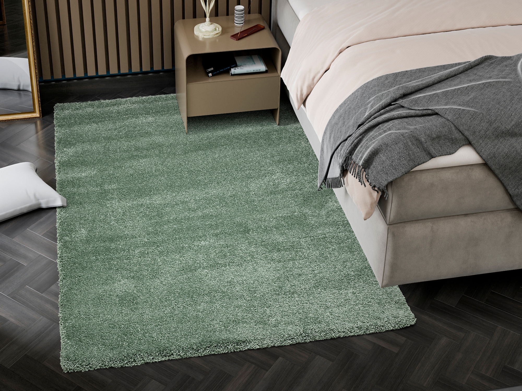 OCI DIE TEPPICHMARKE "MONTIS" rechteckig 45 mm Höhe uni, Langflor, Shaggy, auch in rund, quadratisch und Läufer erhältlich