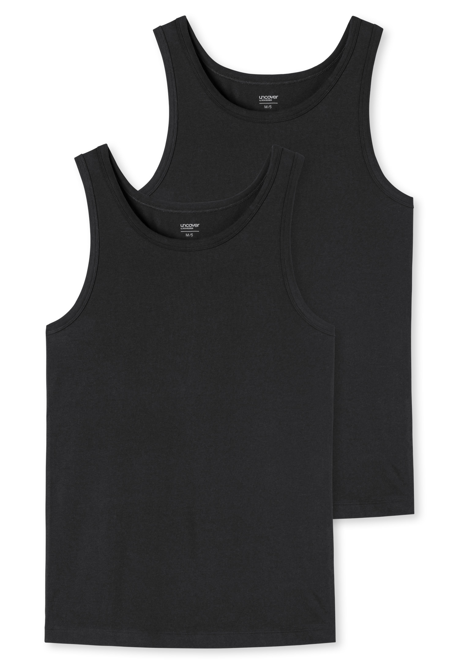 uncover by SCHIESSER Unterhemd »Uncover Cotton« Rundhals, elastisch, Cotton-Mix, Multipack