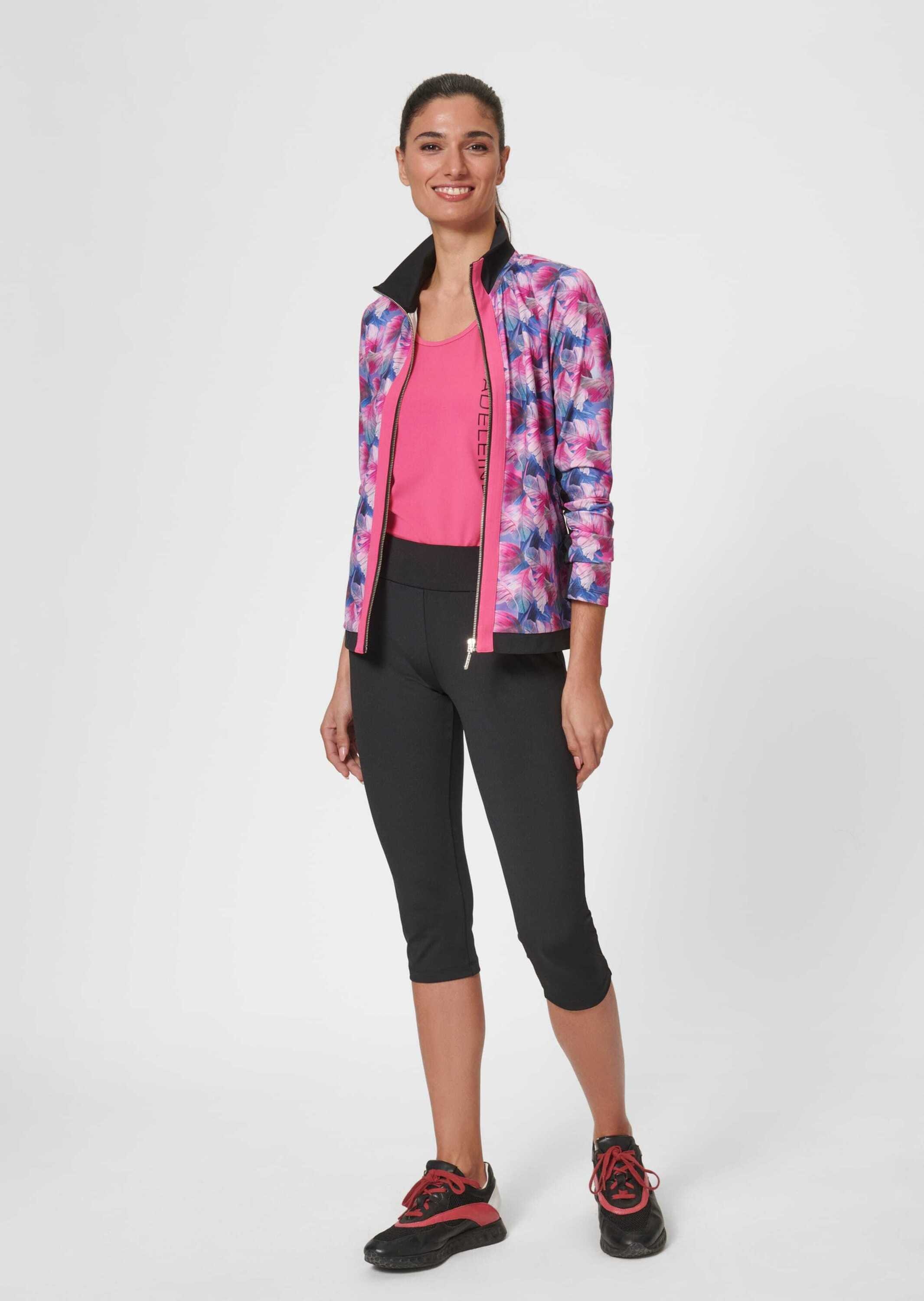 MADELEINE Outdoorjacke »Jacke Jacke mit Blätterprint«