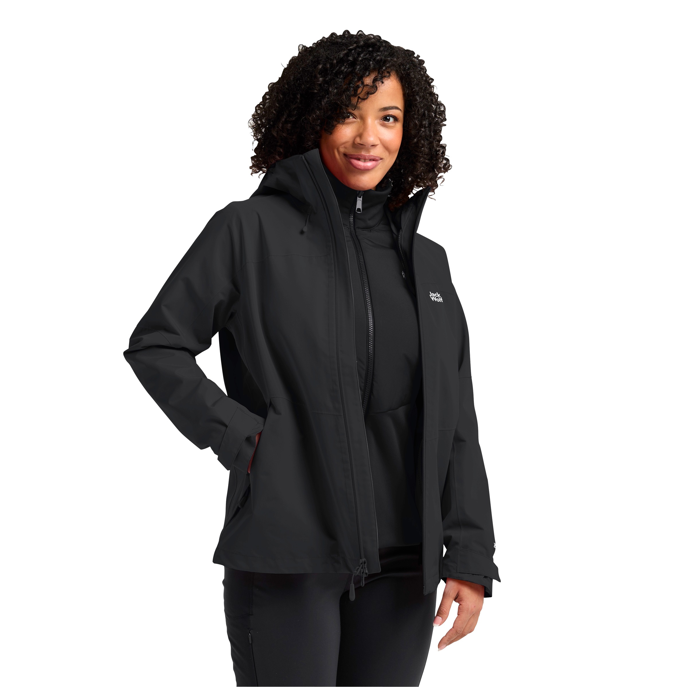 Jack Wolfskin 3-in-1-Funktionsjacke, 3in1, wasserdicht, Übergangsjacke