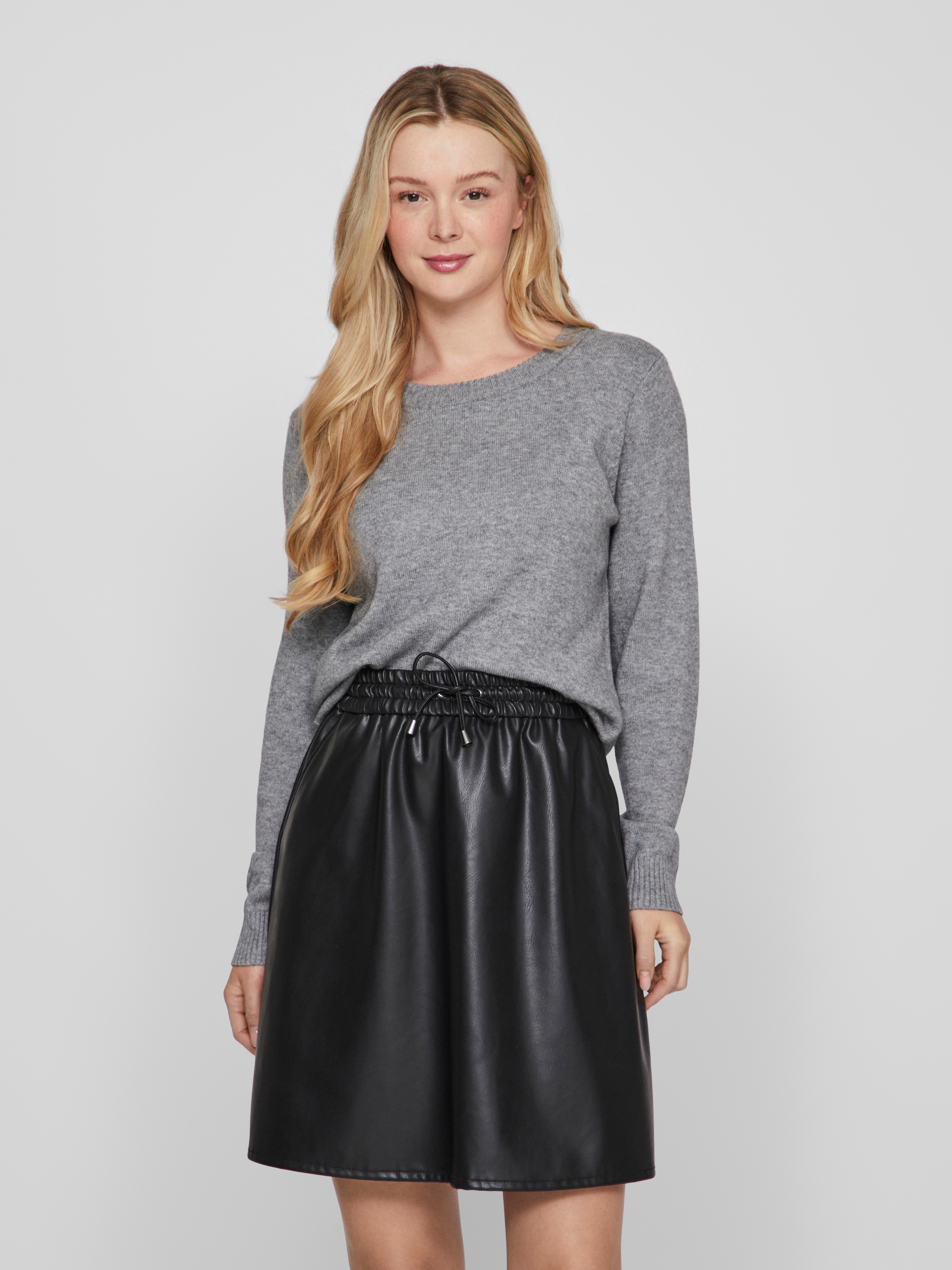 Thumbnail - Vila Rundhalspullover "VIRIL O-NECK L/S KNIT TOP - NOOS"