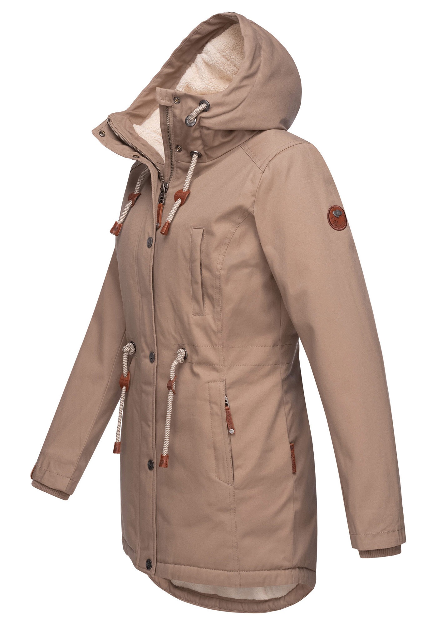Navahoo Winterjacke »Ireliaa«, mit warmen Teddyfell