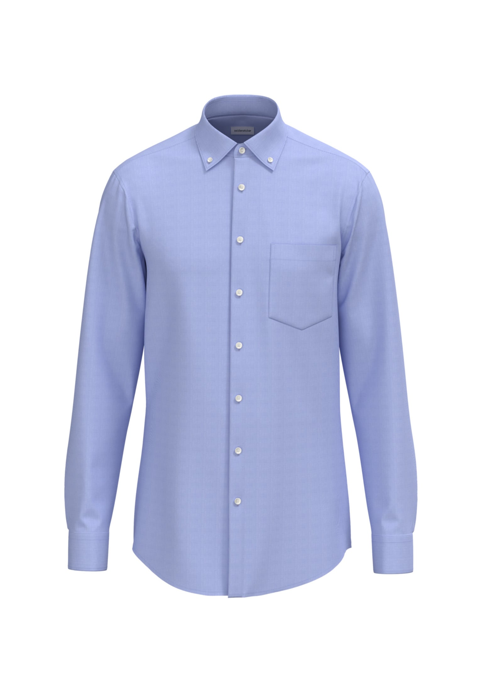 seidensticker Businesshemd "Comfort", Comfort Langarm Button-Down-Kragen Uni