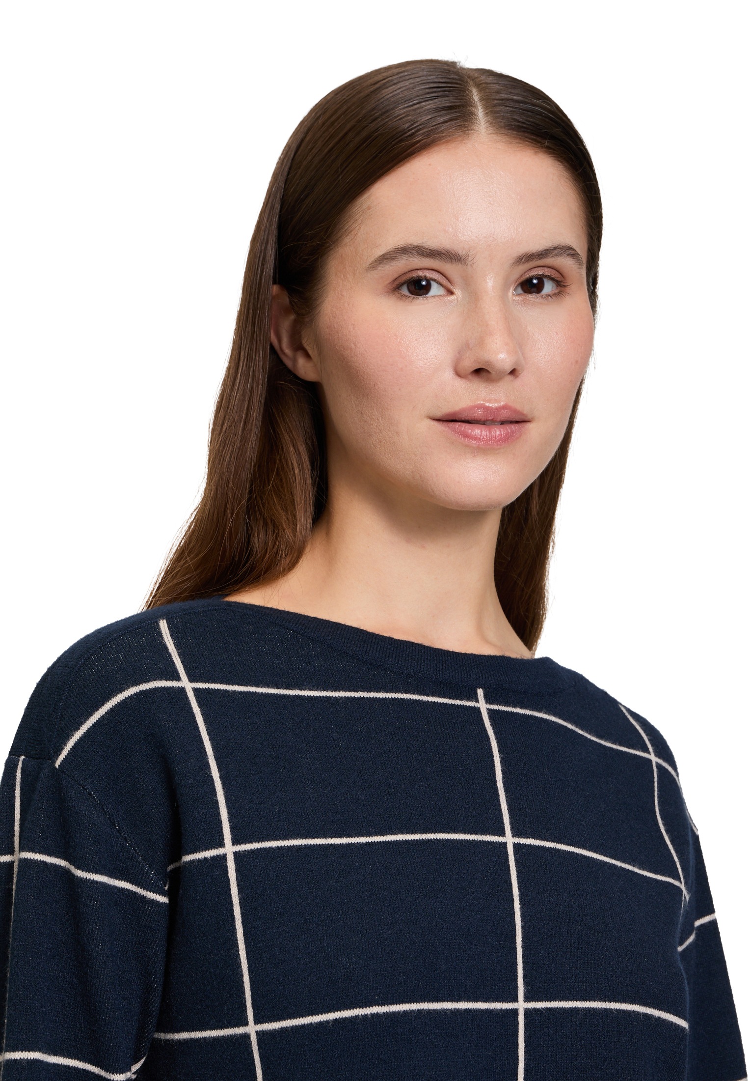 Betty Barclay Strickpullover »Betty Barclay Damen Strickpullover langarm«, (1 tlg.), Saumschlitz