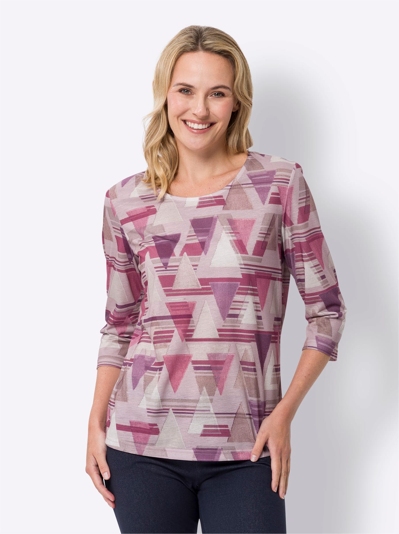 Classic Basics 3/4-Arm-Shirt "3/4-Arm-Shirt" 1 Stk. tlg. günstig online kaufen