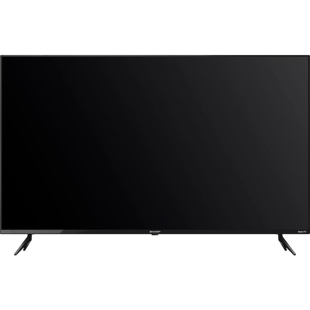 Sharp LED-Fernseher »4T-C55FJx«, 139 cm/55 Zoll, 4K Ultra HD, Smart-TV, Roku  TV nur in Deutschland verfügbar, Rahmenlos, HDR10, Dolby Digital | BAUR