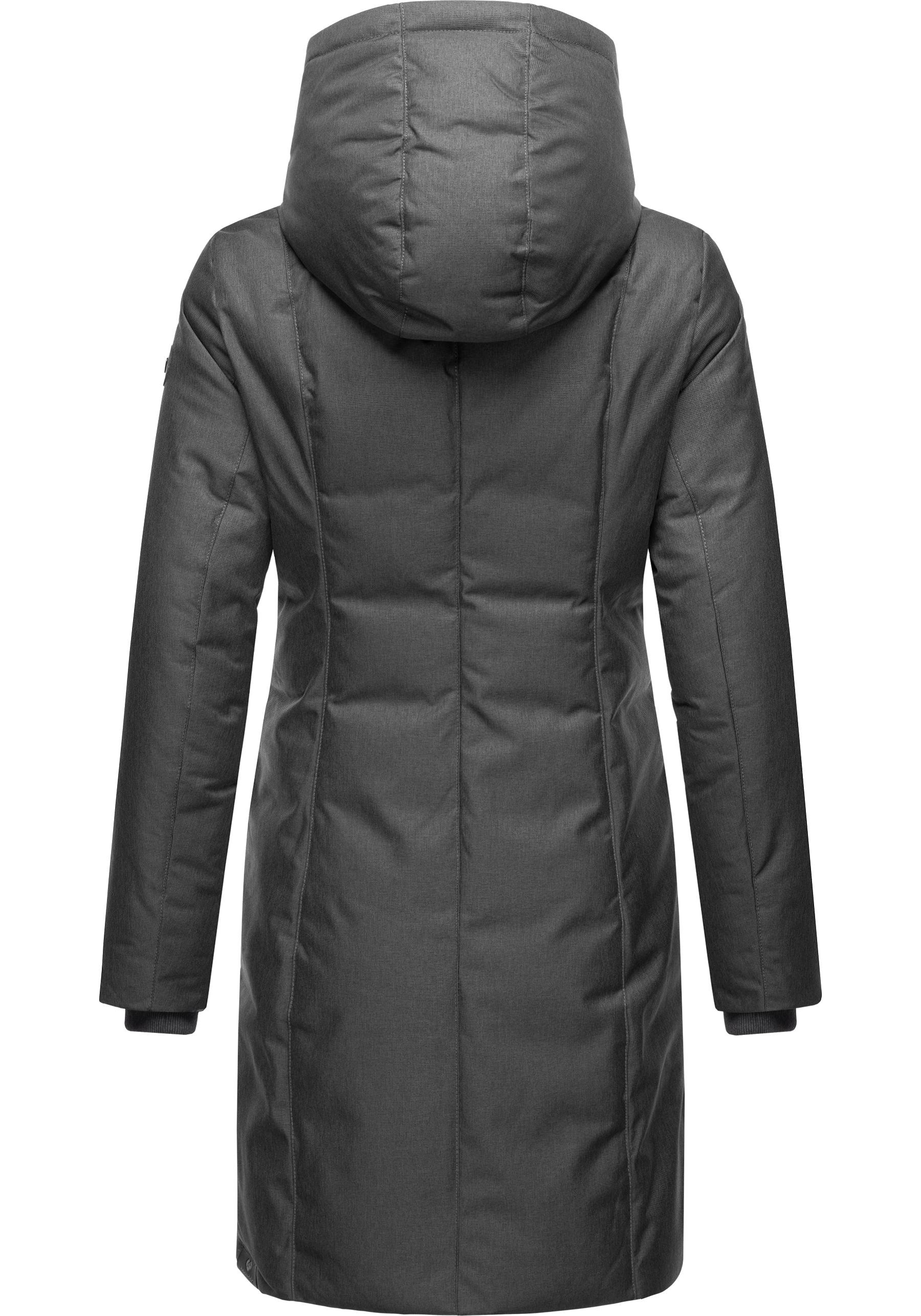 Ragwear Wintermantel »Amarri«, Wasserdichter Winterparka mit großer Kapuze