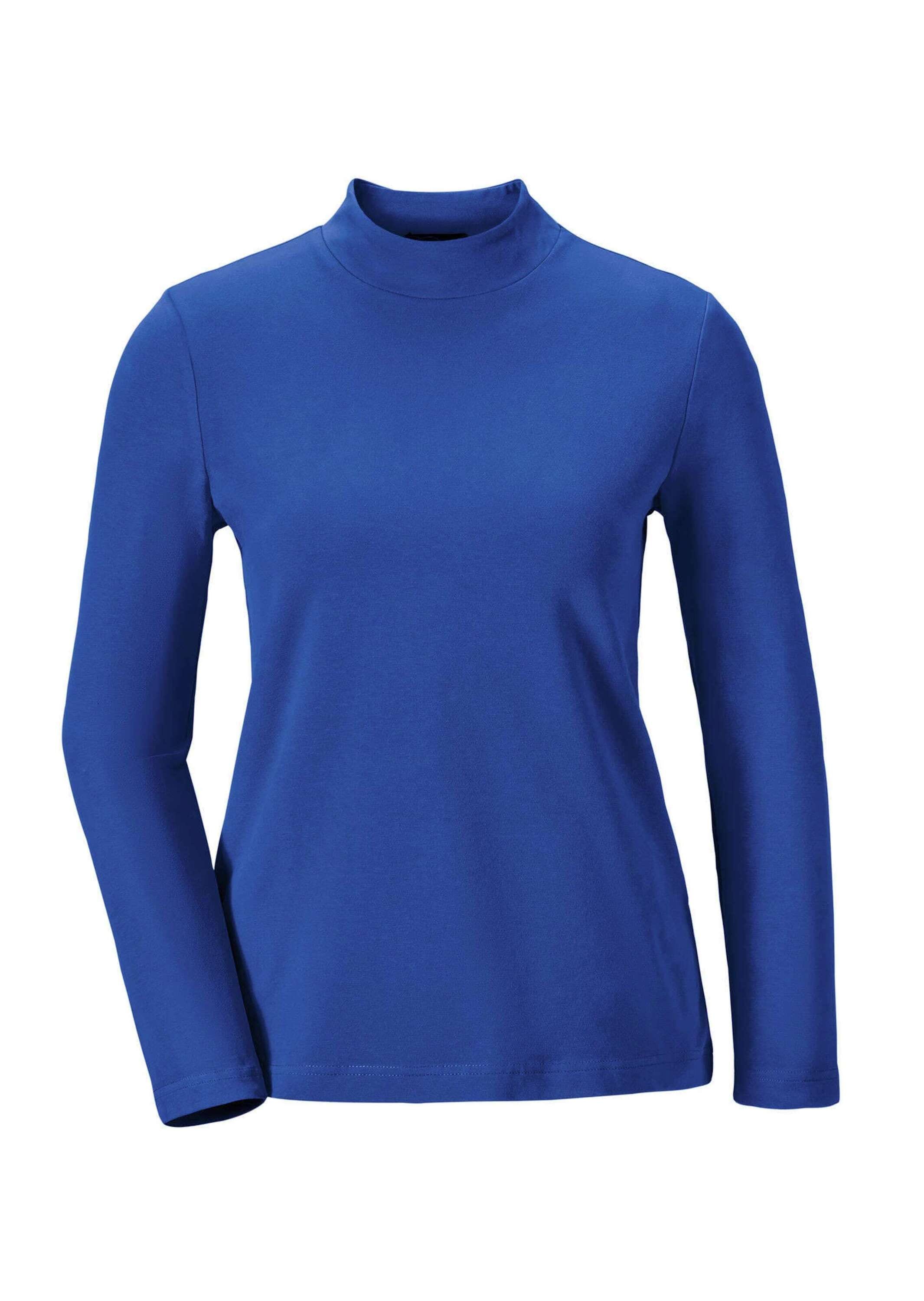GOLDNER Longpullover "Stehkragenshirt mit Langarm" günstig online kaufen