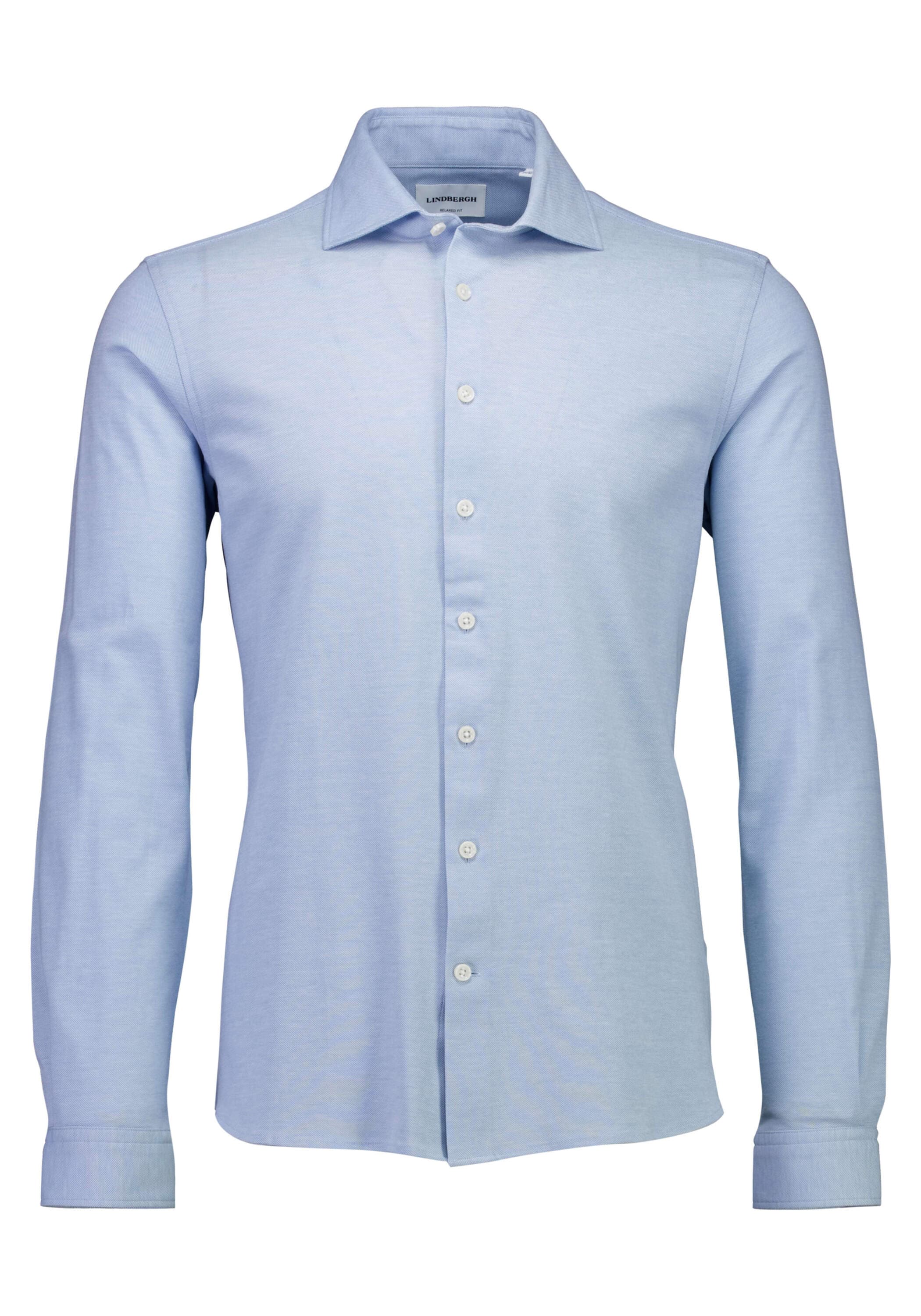 LINDBERGH Businesshemd "Business-Casual-Hemd (Langarm) Relaxed Fit"