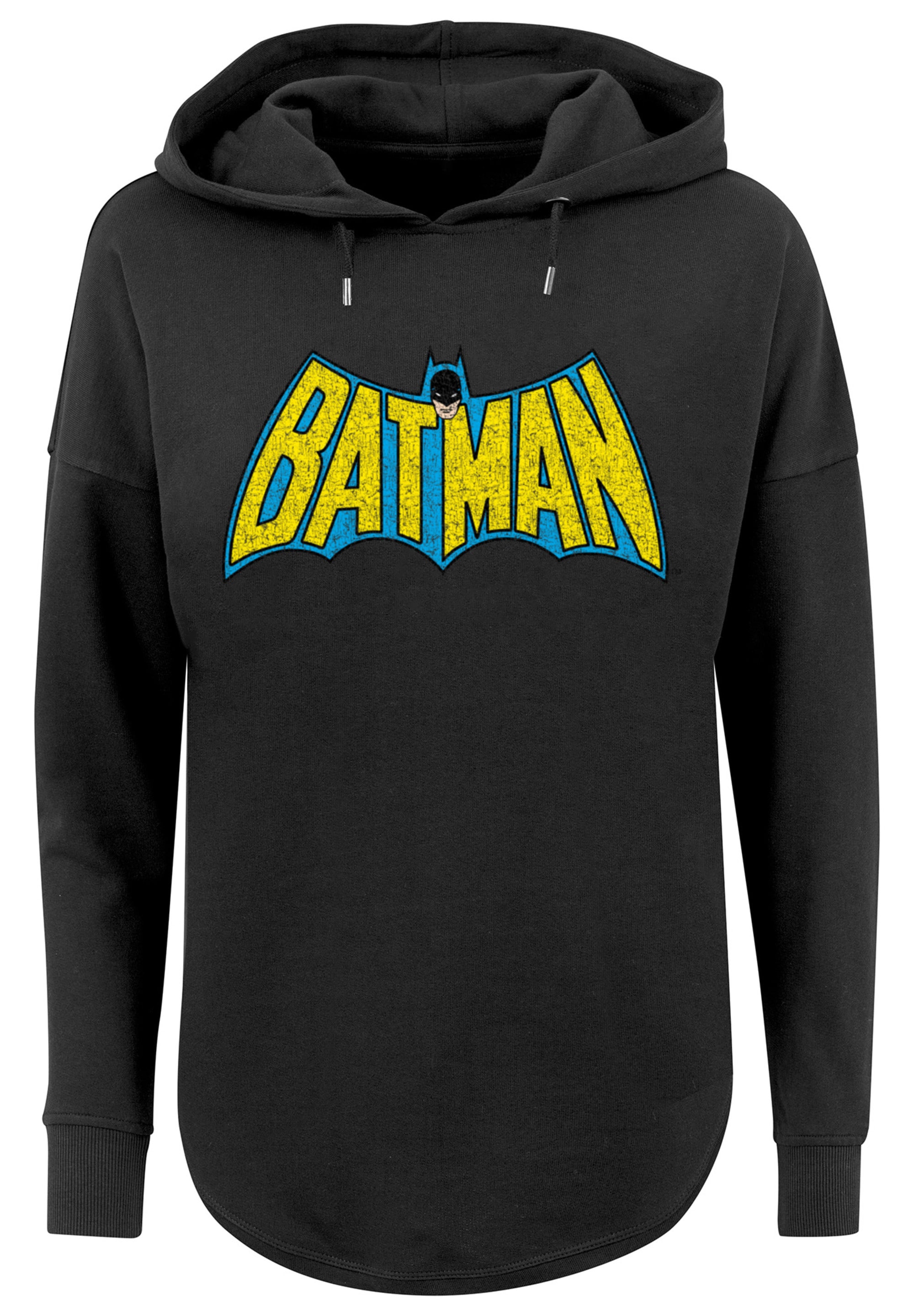 F4NT4STIC Kapuzenpullover »DC Comics Batman Crackle Logo«, Print