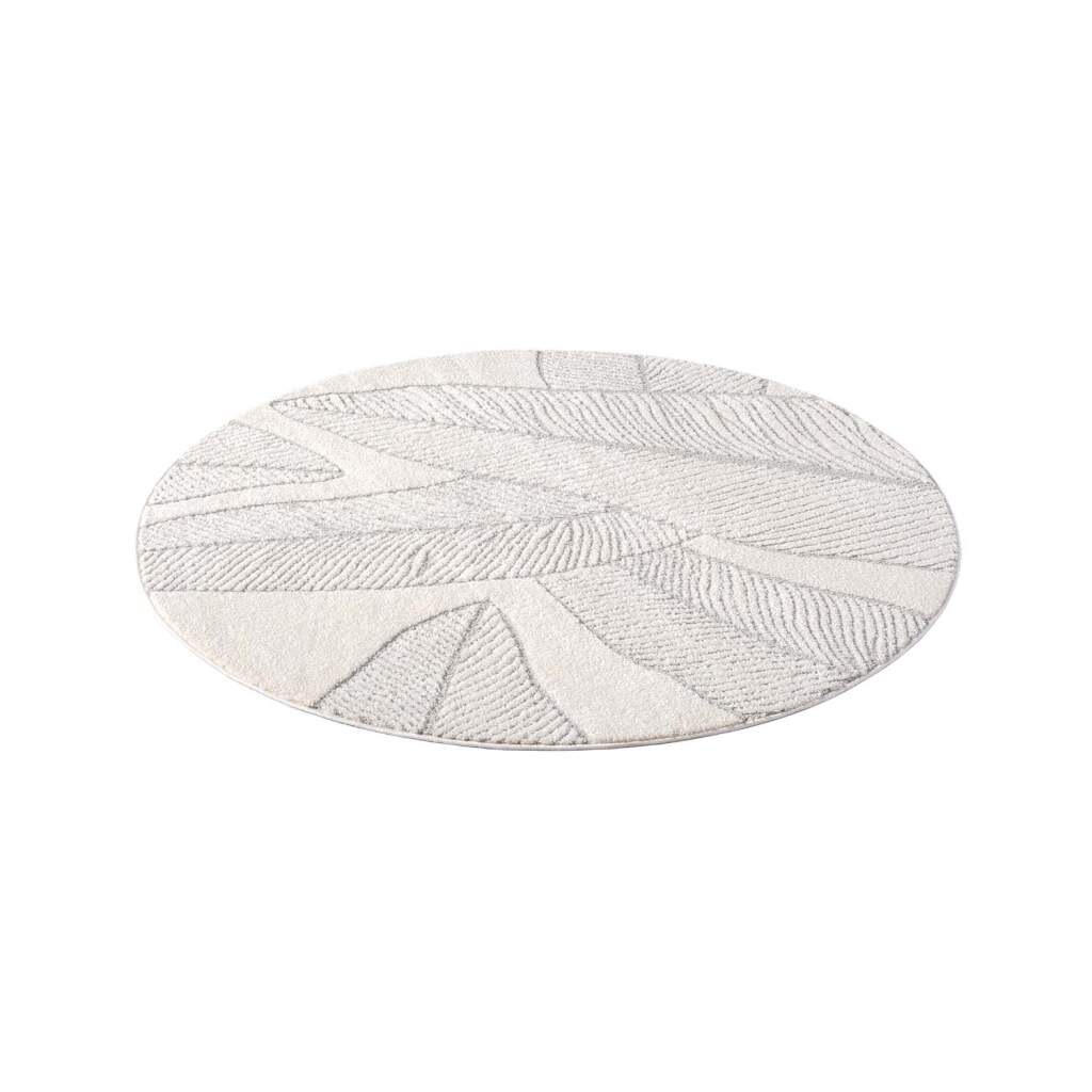 Carpet City Teppich "LOUNGE 0629" rund 15 mm Höhe Kurzflor-Teppich Modern, günstig online kaufen