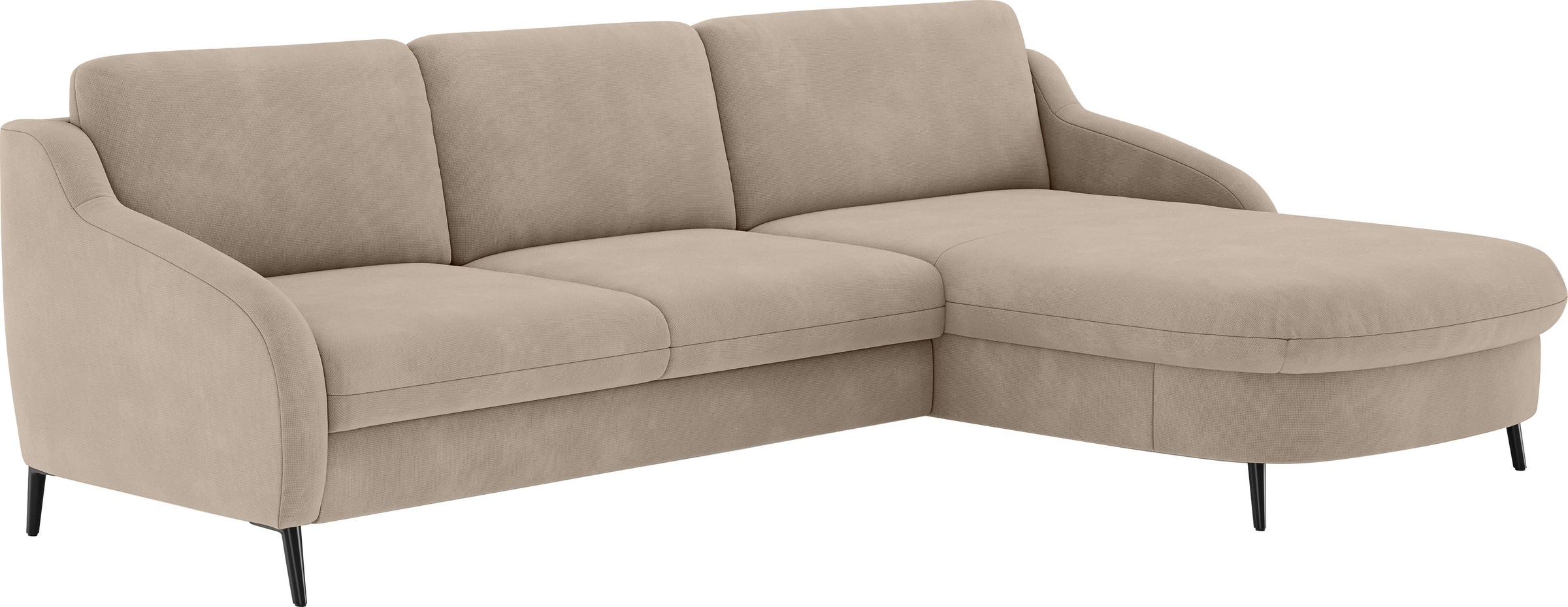 Thumbnail - sit&more "Soul L-Form" wahlweise mit Bettfunktion und Bettkasten oder Schubkasten