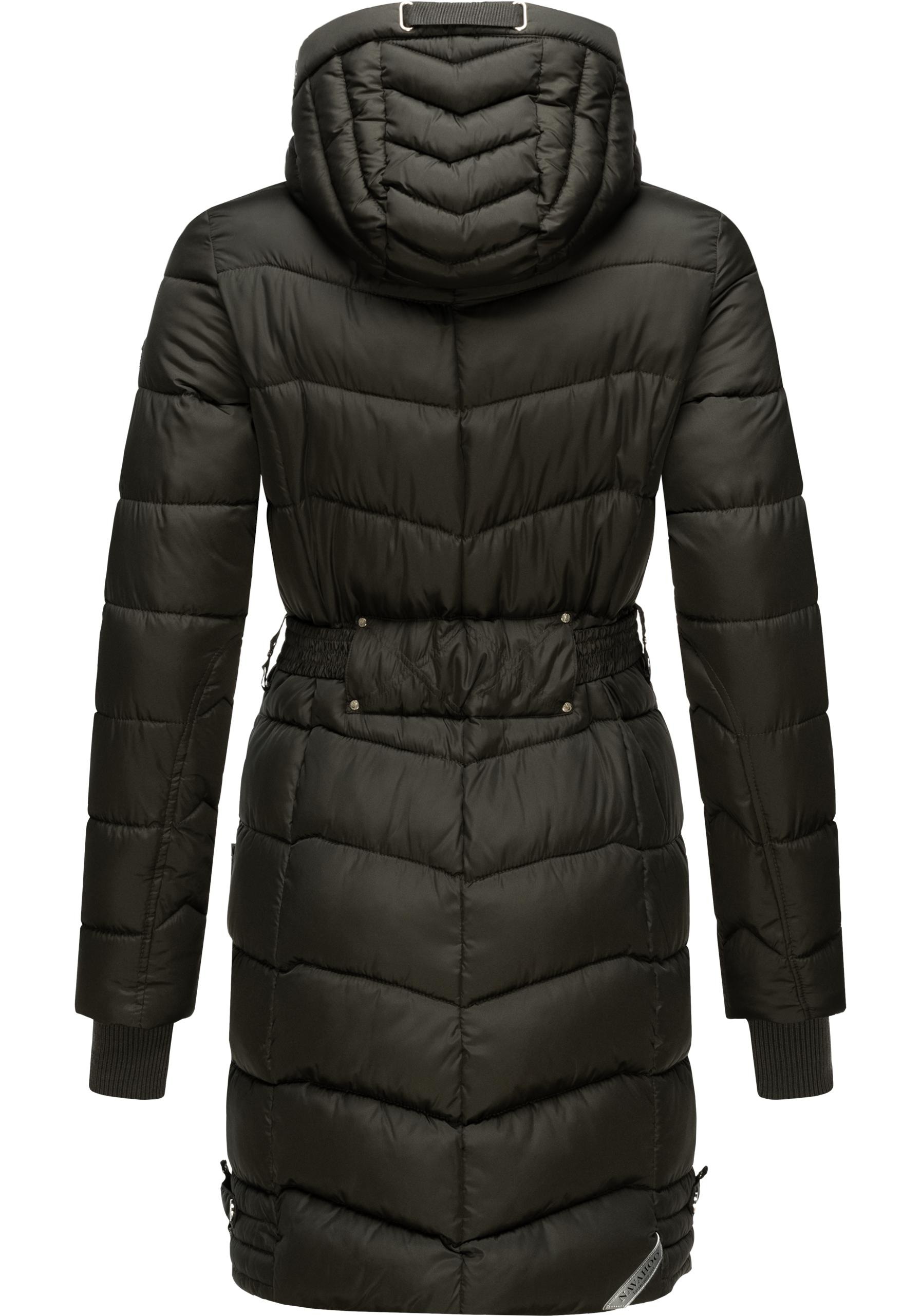 Navahoo Steppmantel »Alpenveilchen«, Stylischer Wintermantel mit schicken Details