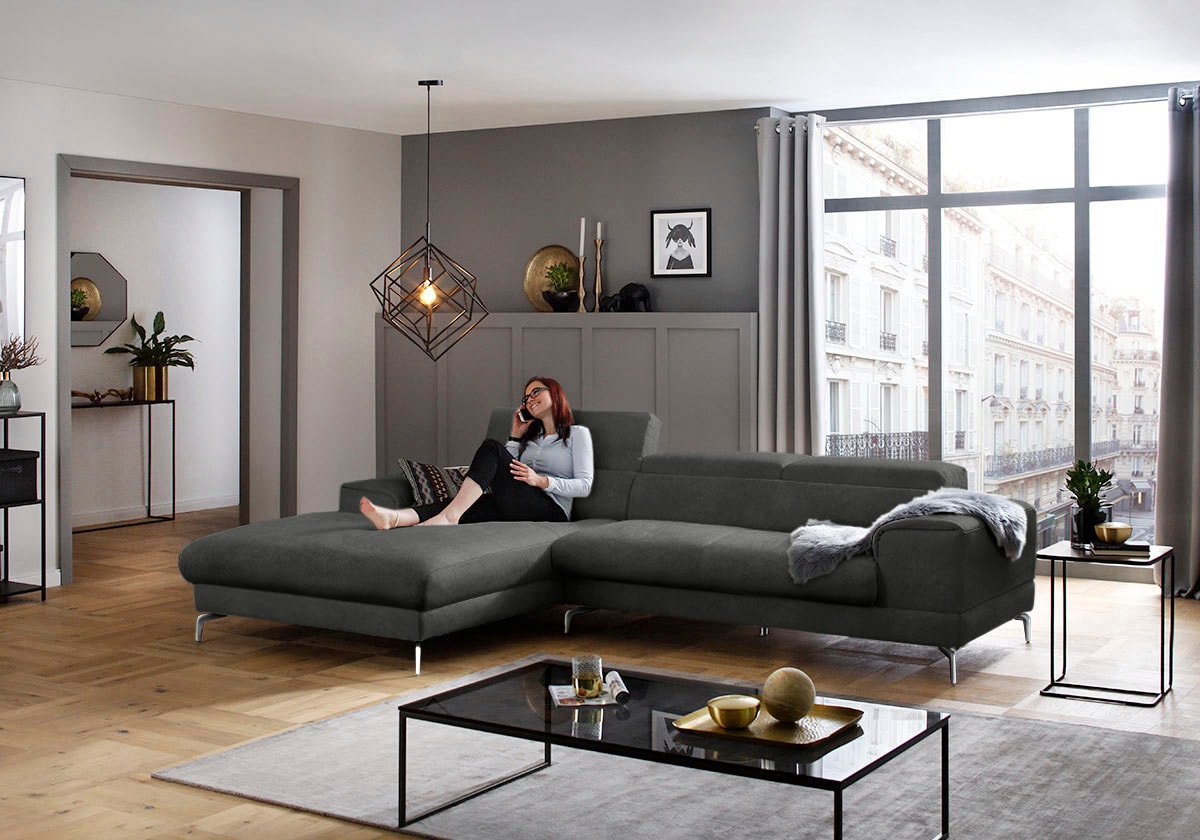 W.SCHILLIG Ecksofa "piedroo, Designsofa mit tollem Sitzkomfort, bequem und günstig online kaufen