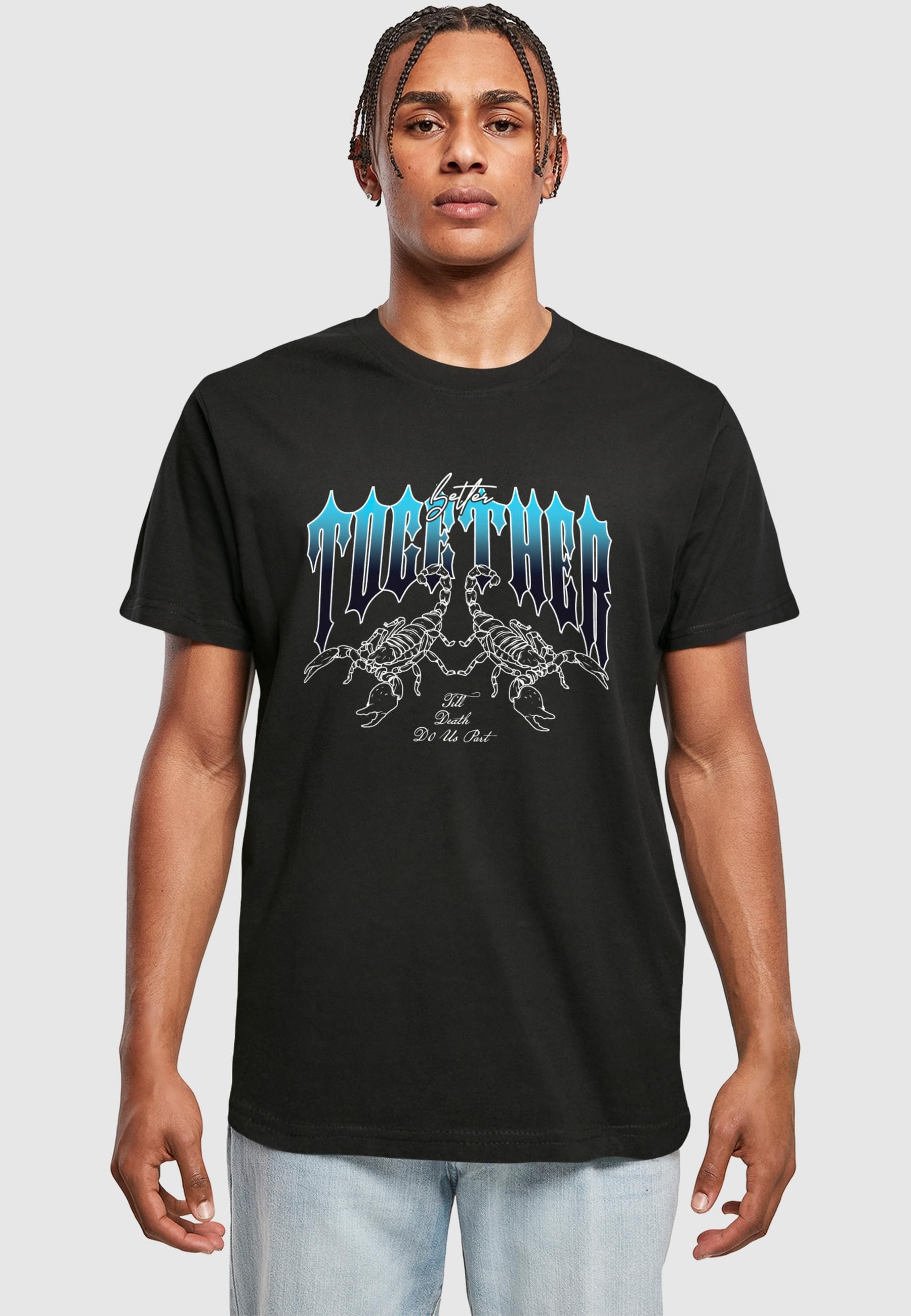 MisterTee T-Shirt »MisterTee Better Together Scorpion Tee«, (1 tlg.)