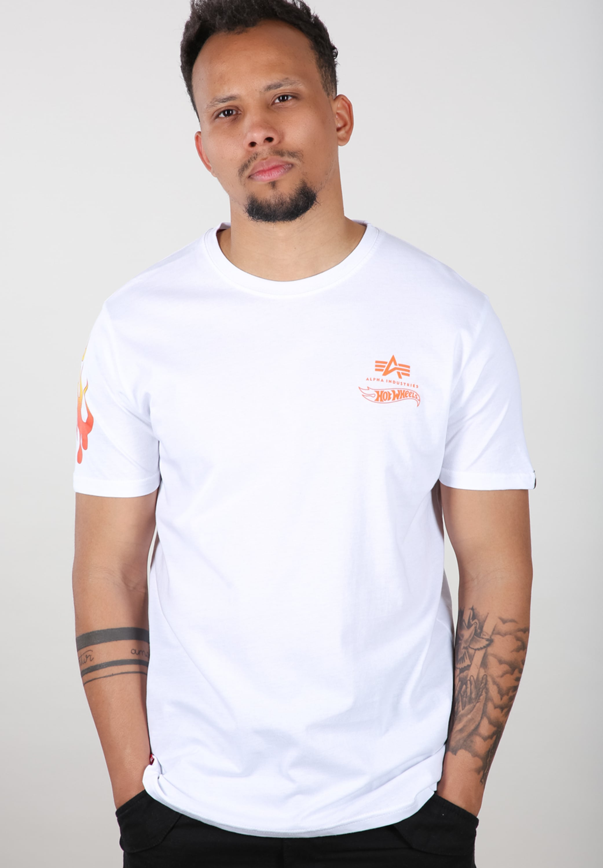 Alpha Industries T-Shirt "Alpha Industries Men - T-Shirts Flame T-Shirt" günstig online kaufen