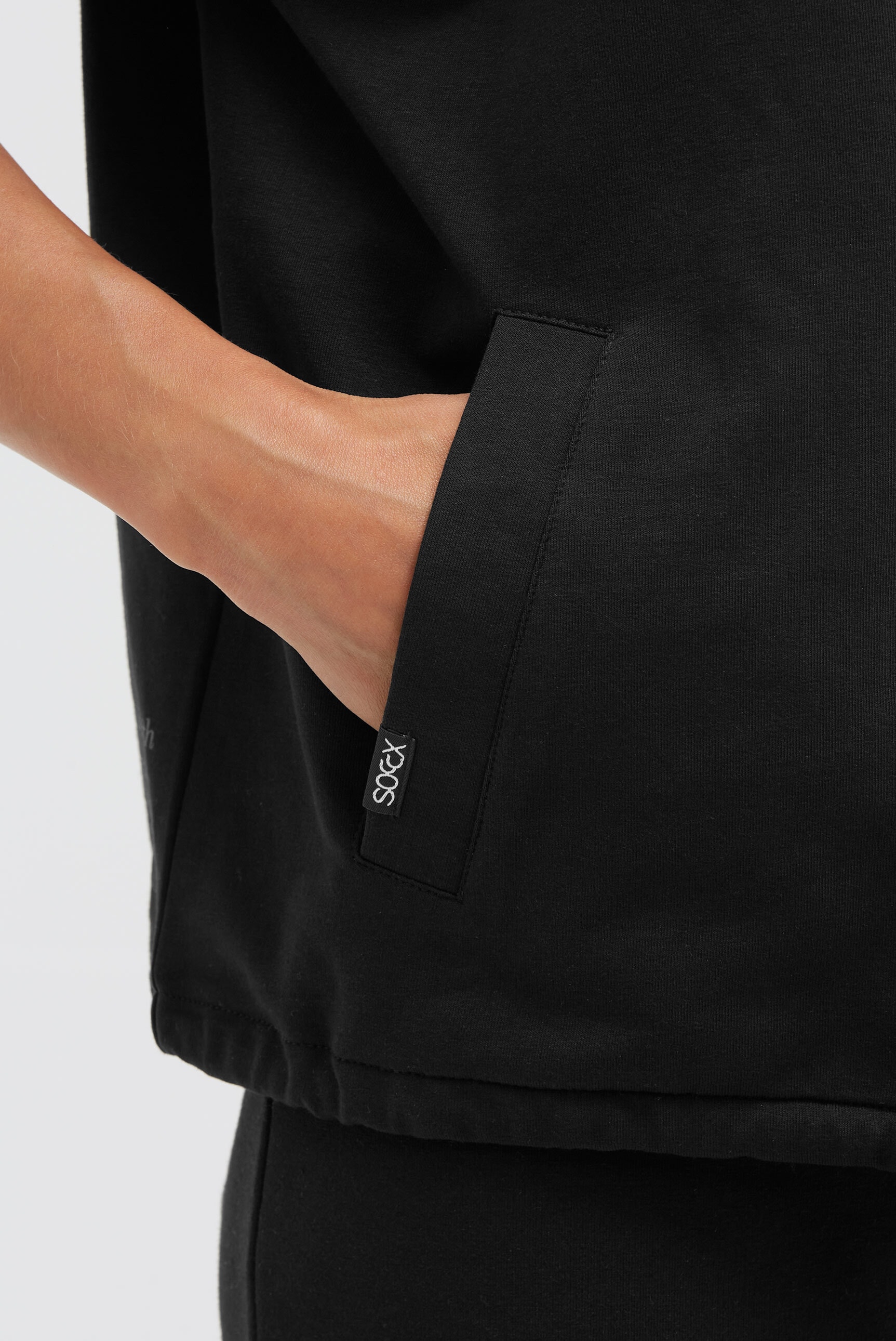 SOCCX Kapuzensweatjacke, mit Zugband im Bund